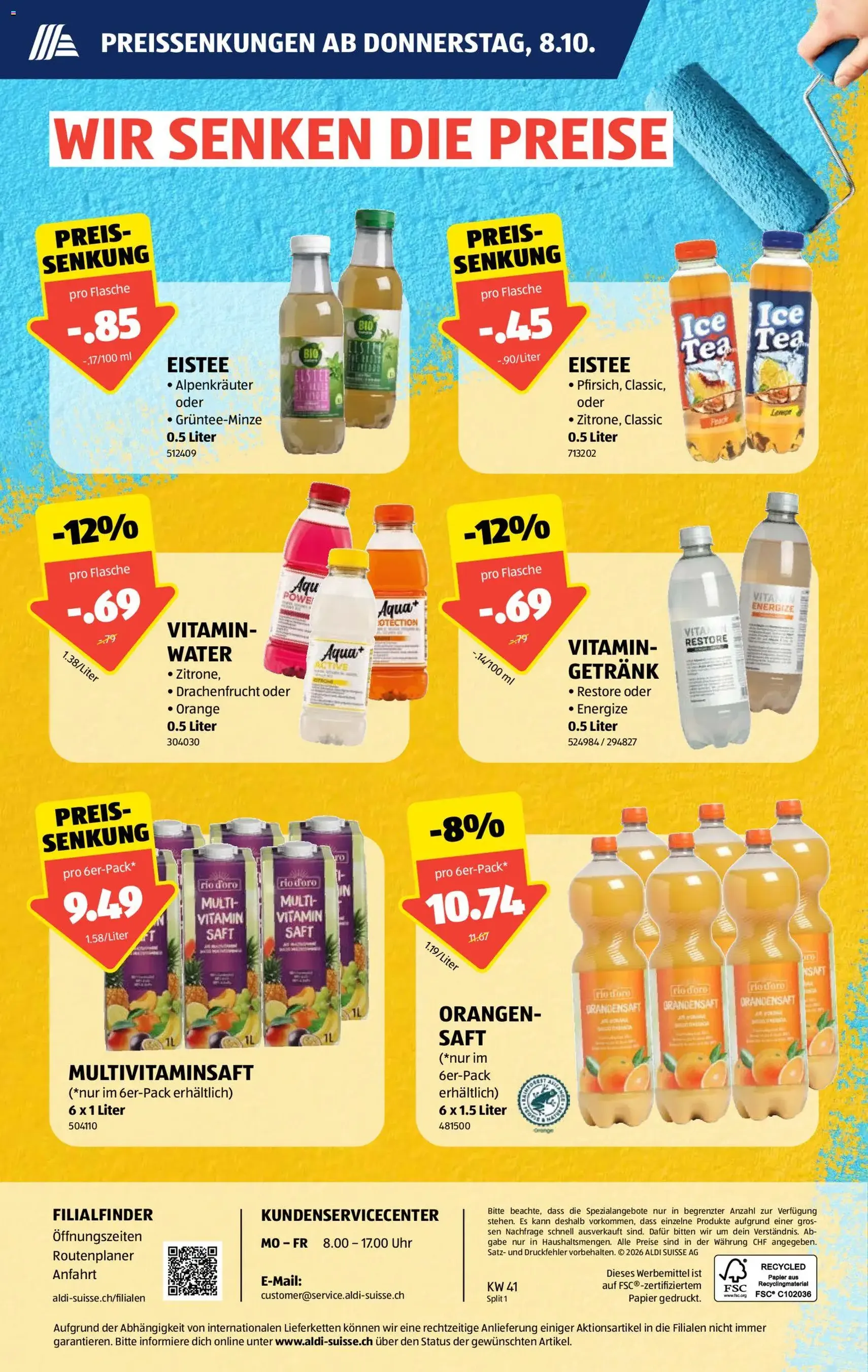 Aldi aktionen - Gültiger Prospekt ab 08.10.2026, Seite 2 von insgesamt 34