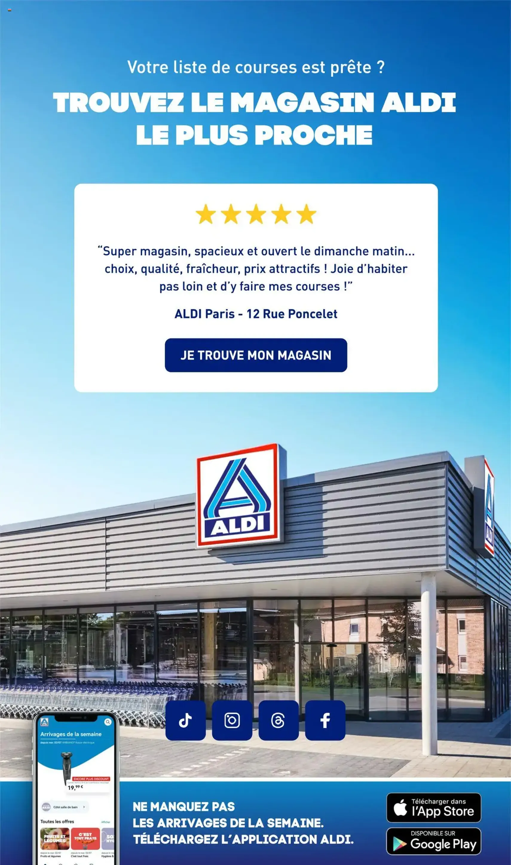Aldi catalogue semaine 30 - brochure valable à partir du 22/07/2025, page 45 sur 45 Aldi catalogue semaine 30 - brochure valable à partir du 22/07/2025, page 45 sur 45