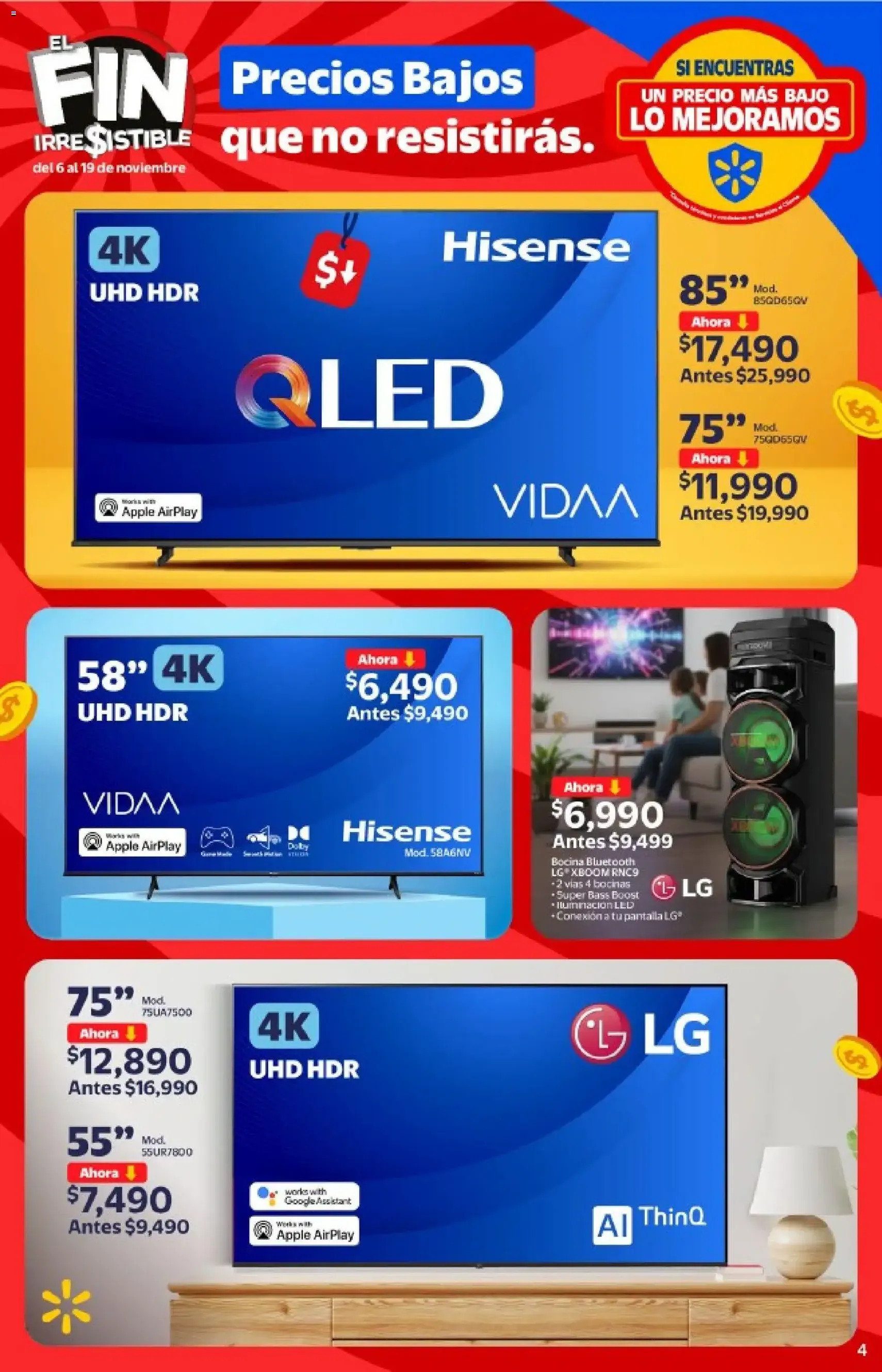 Walmart Buen Fin - folleto válido desde 06/11/2025 página 4 de 24