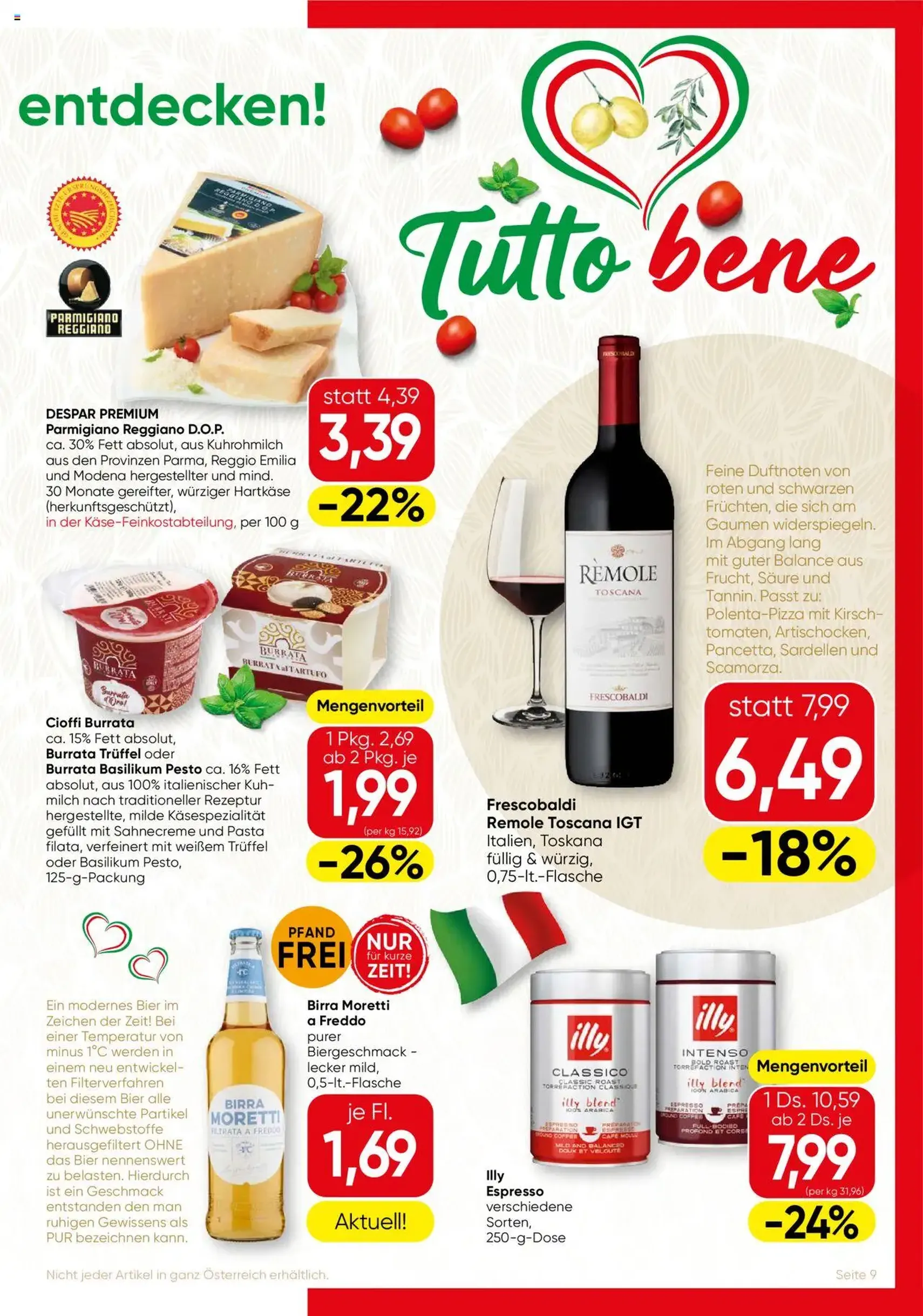 SPAR Gourmet Flugblatt - Gültiger Prospekt ab 03.07.2025, Seite 9 von insgesamt 12