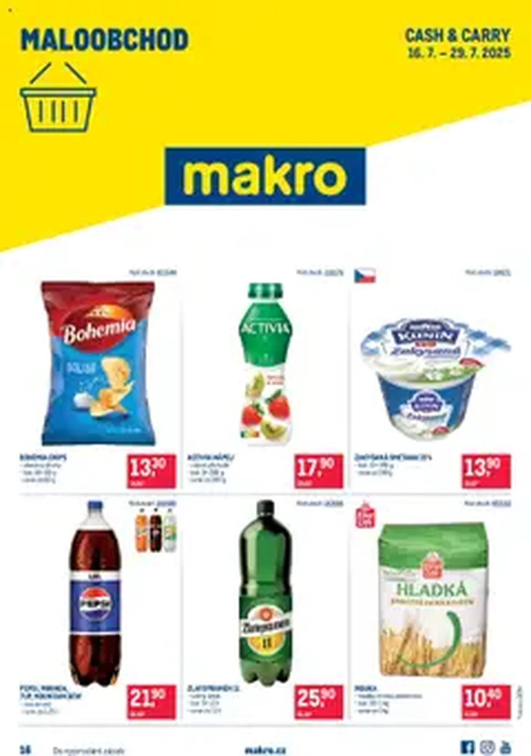 Makro leták - Maloobchod - platný leták od 16.07.2025 strana 1 z 1