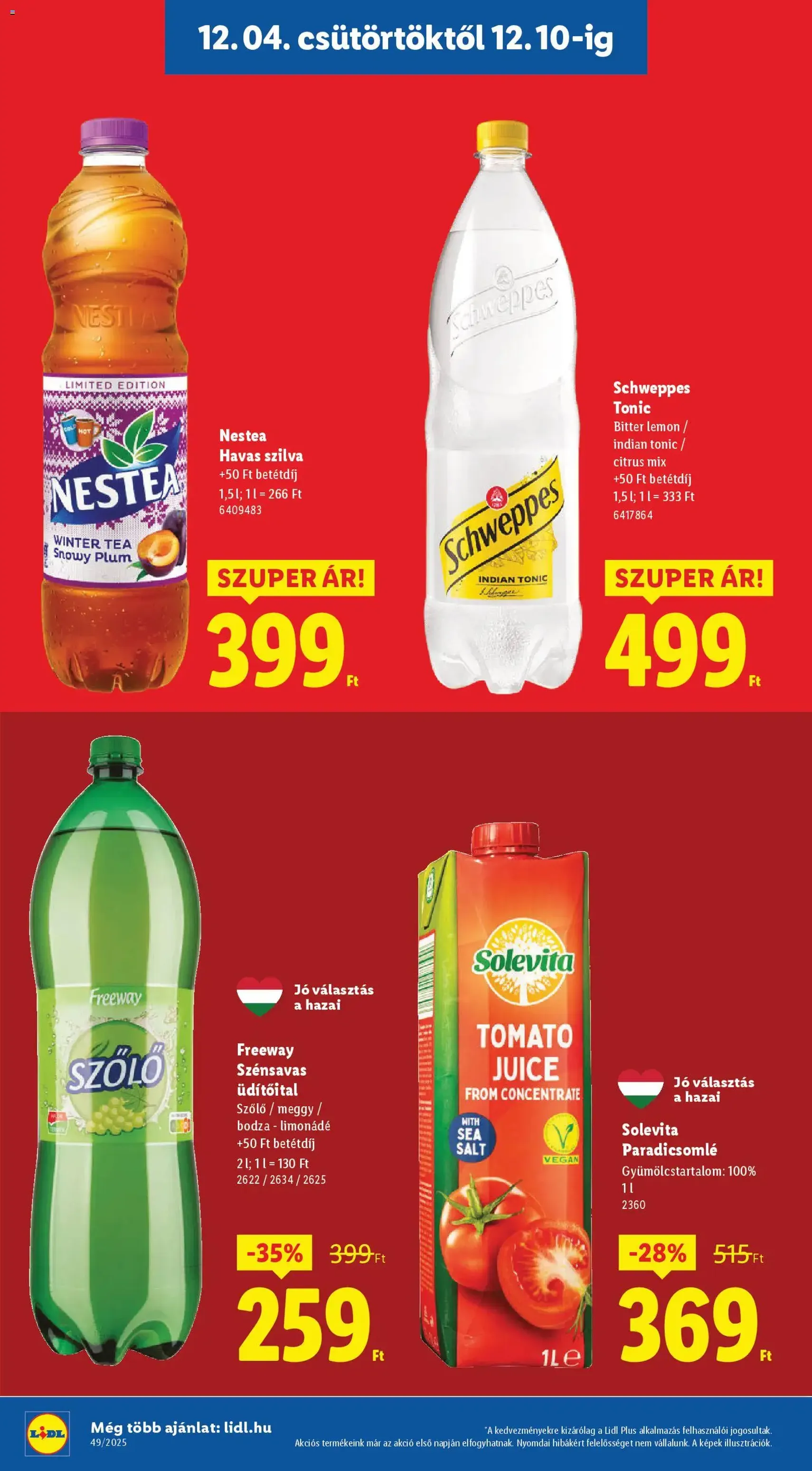 Lidl Akciós újság - 2025.12.04. érvényes szórólap 16 oldal 62 oldalból