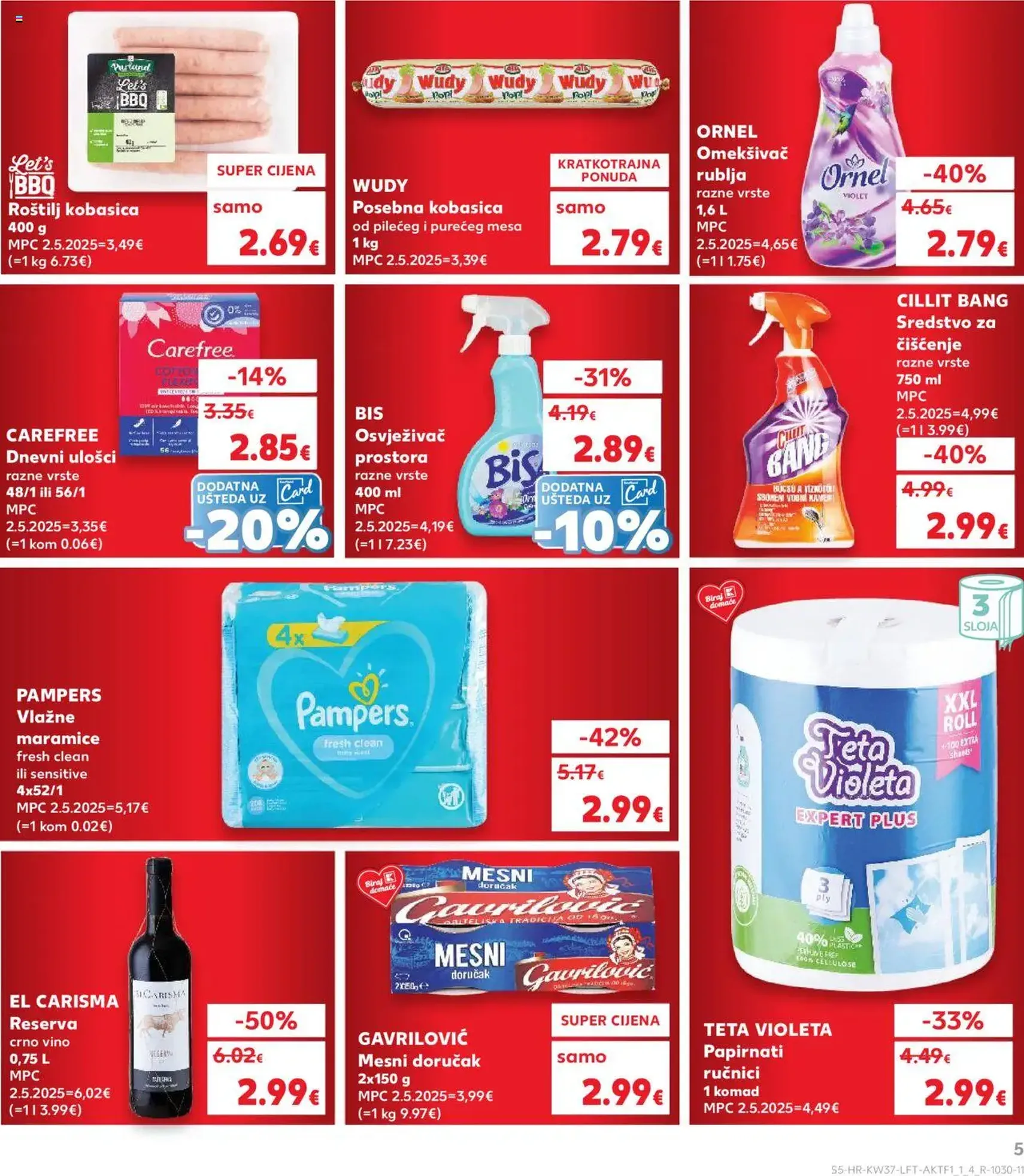 Kaufland HR - Osijek - 2025.09.10. érvényes szórólap 5 oldal 40 oldalból