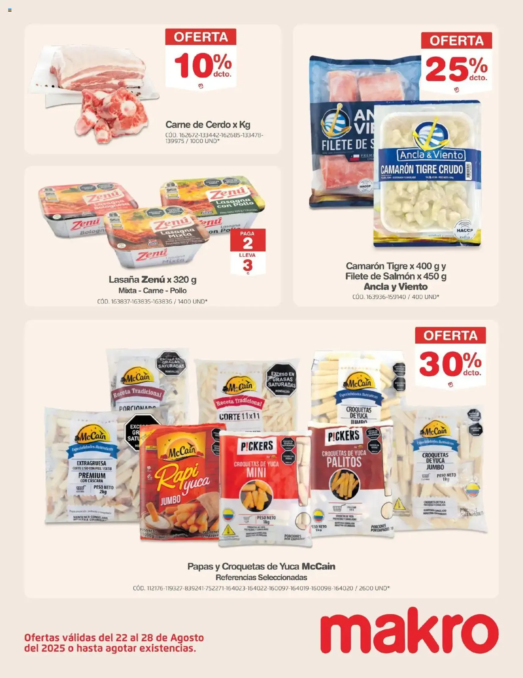 Makro - Catálogo - folleto válido desde 22/08/2025 página 4 de 30 Makro - Catálogo - folleto válido desde 22/08/2025 página 4 de 30