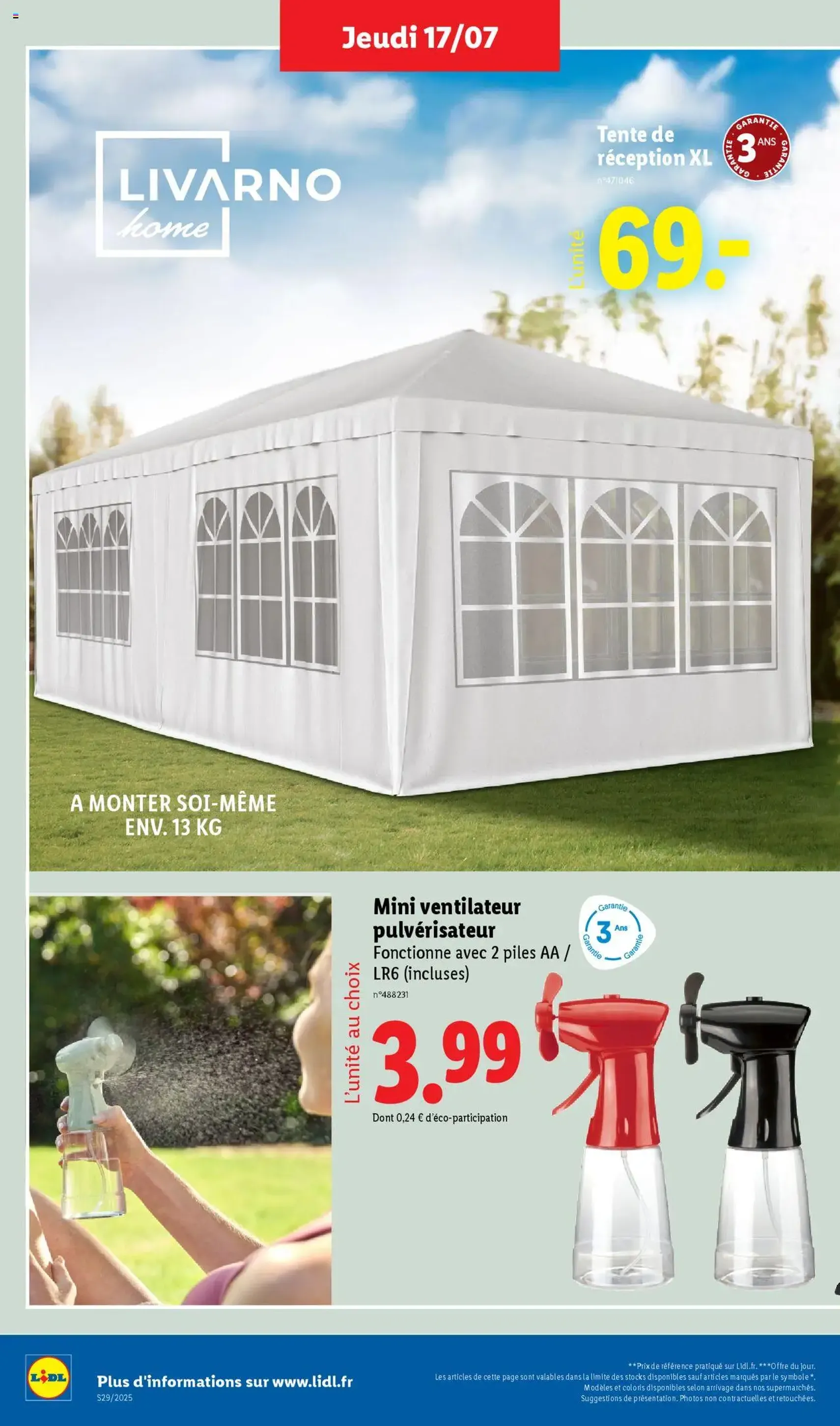 LIDL catalogue semaine 28 - brochure valable à partir du 17/07/2025, page 40 sur 82 LIDL catalogue semaine 28 - brochure valable à partir du 17/07/2025, page 40 sur 82