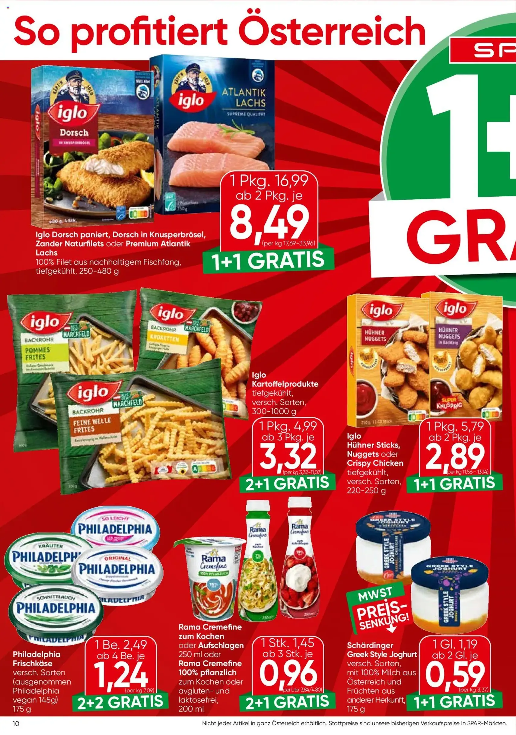 Spar - Flugblatt - Gültiger Prospekt ab 27.08.2026, Seite 10 von insgesamt 20