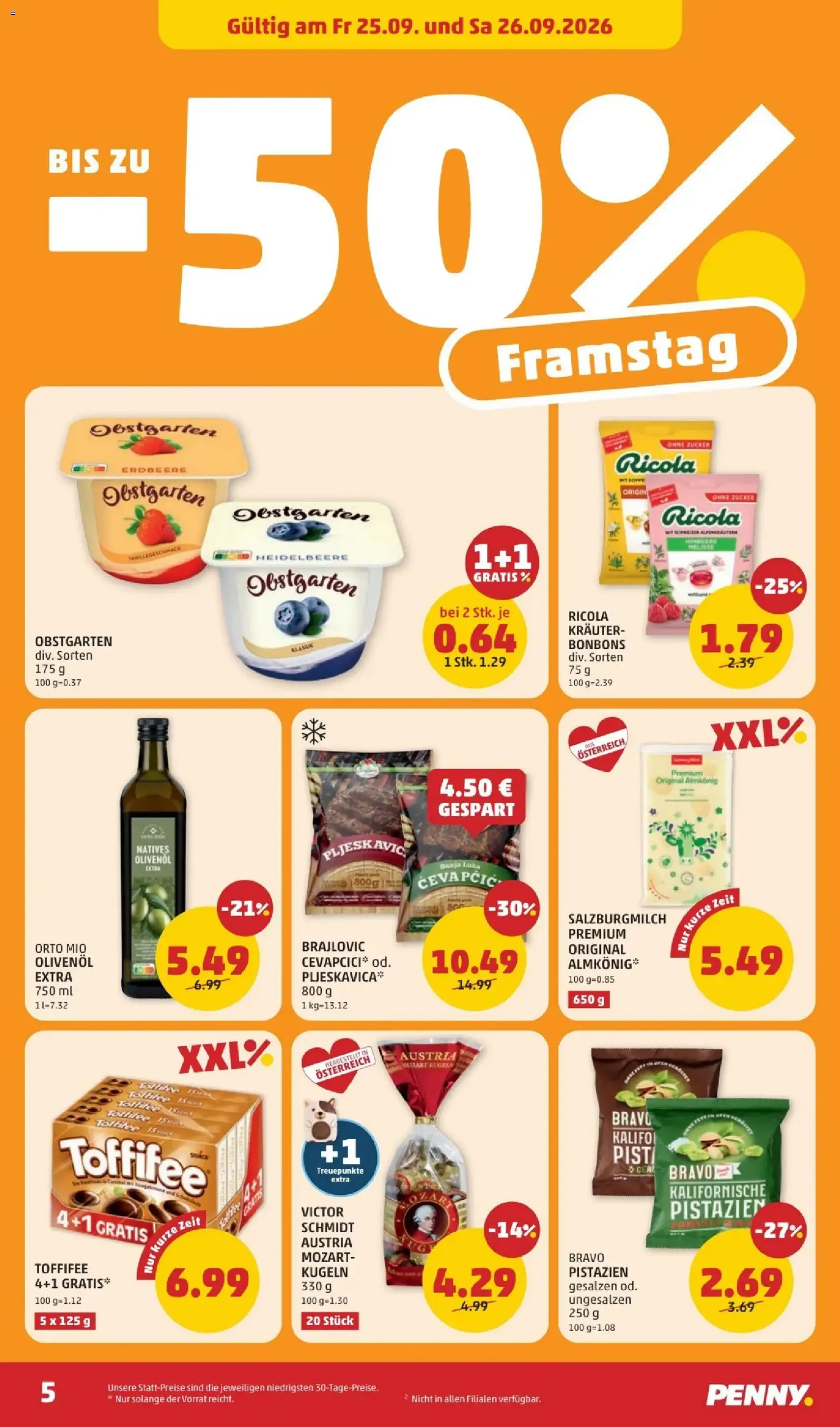 Penny Markt - Flugblatt - Gültiger Prospekt ab 24.09.2026, Seite 5 von insgesamt 28