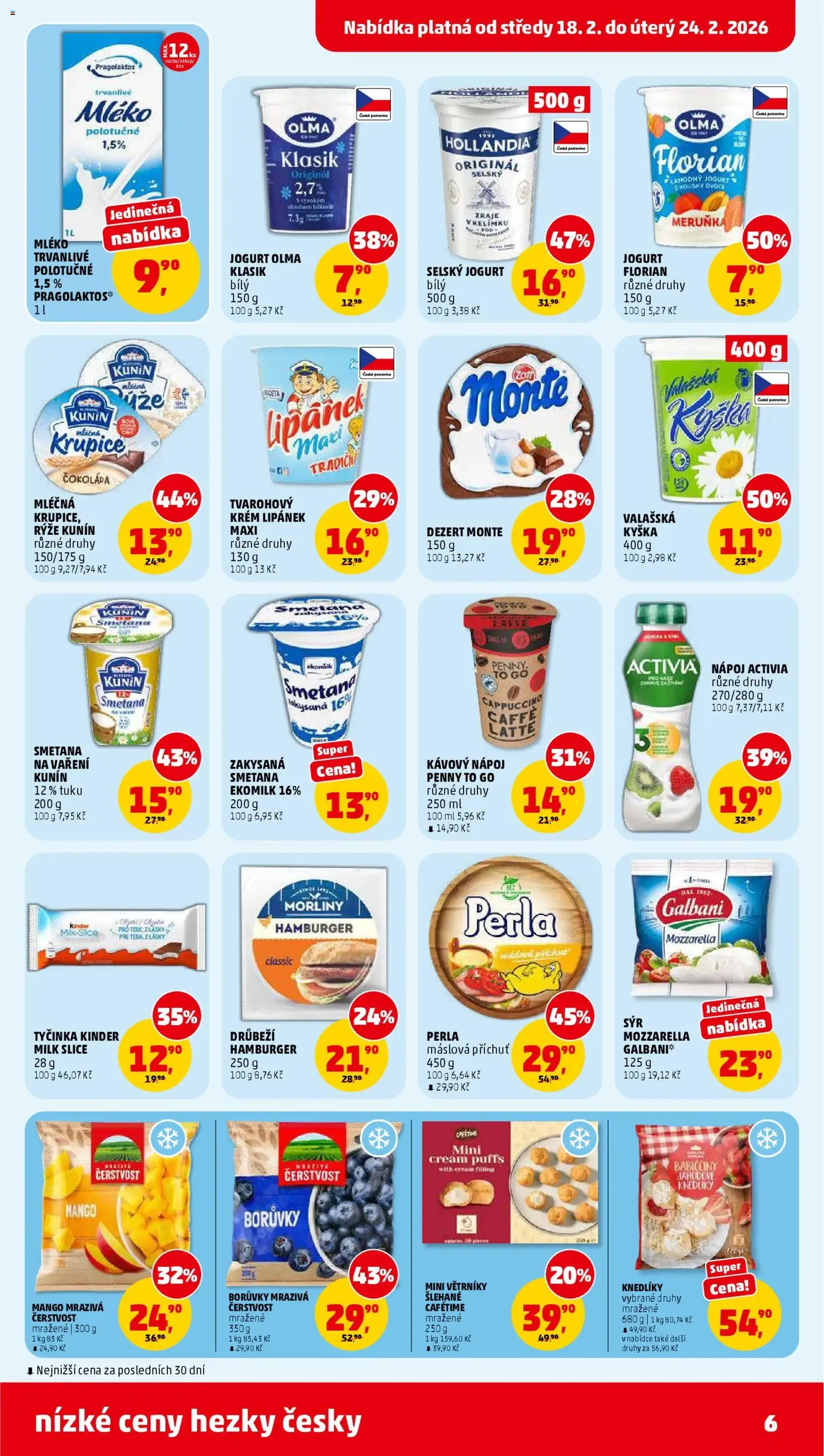 Penny Market leták - Čtvrtečník - platný leták od 18.02.2026 strana 6 z 33
