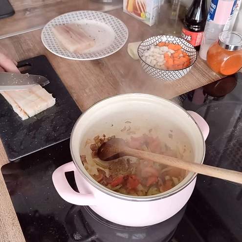 Zupa rybna - etap przygotowania 1