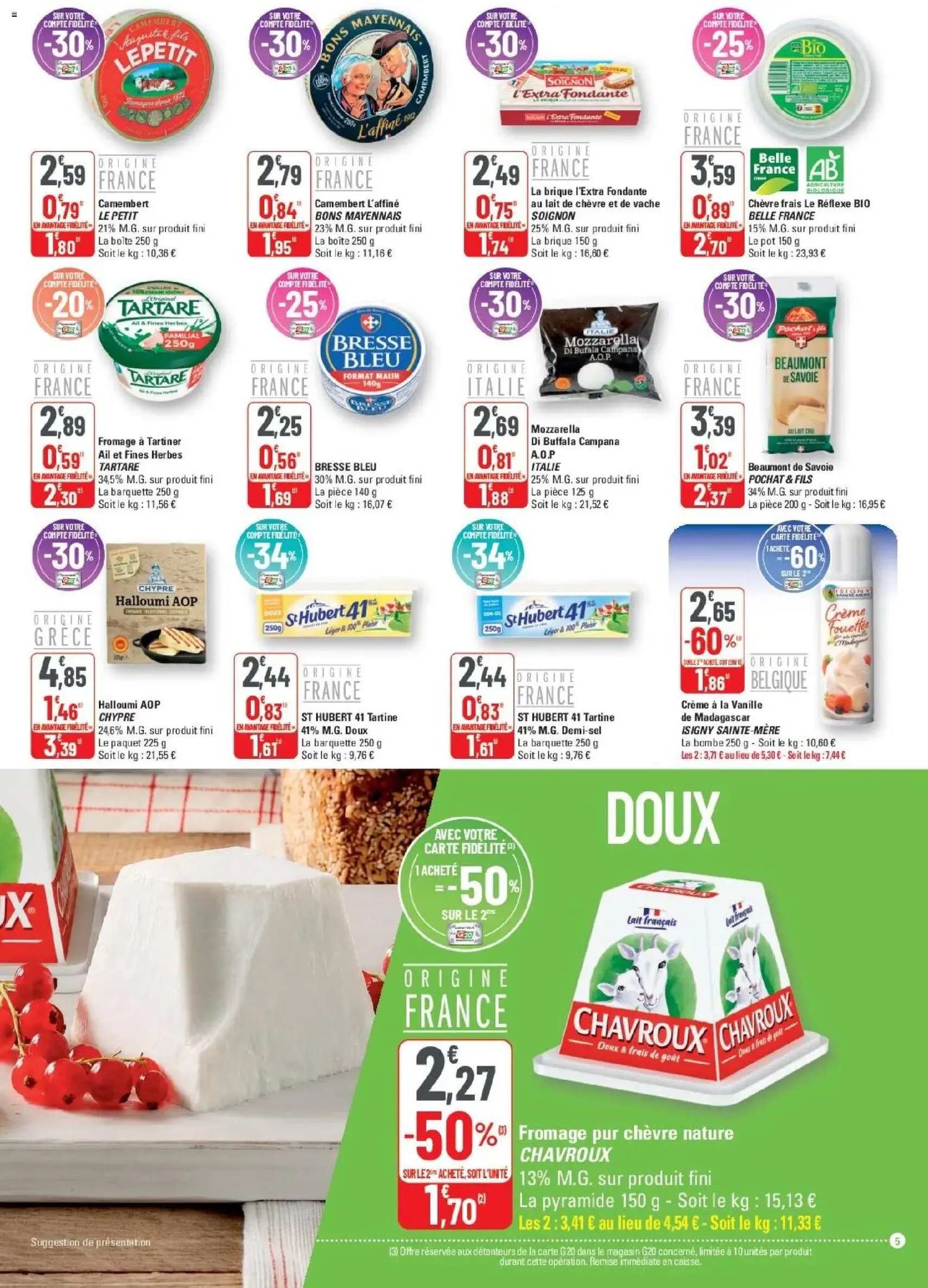 G20 Supermarchés catalogue - brochure valable à partir du 17/06/2026, page 5 sur 20