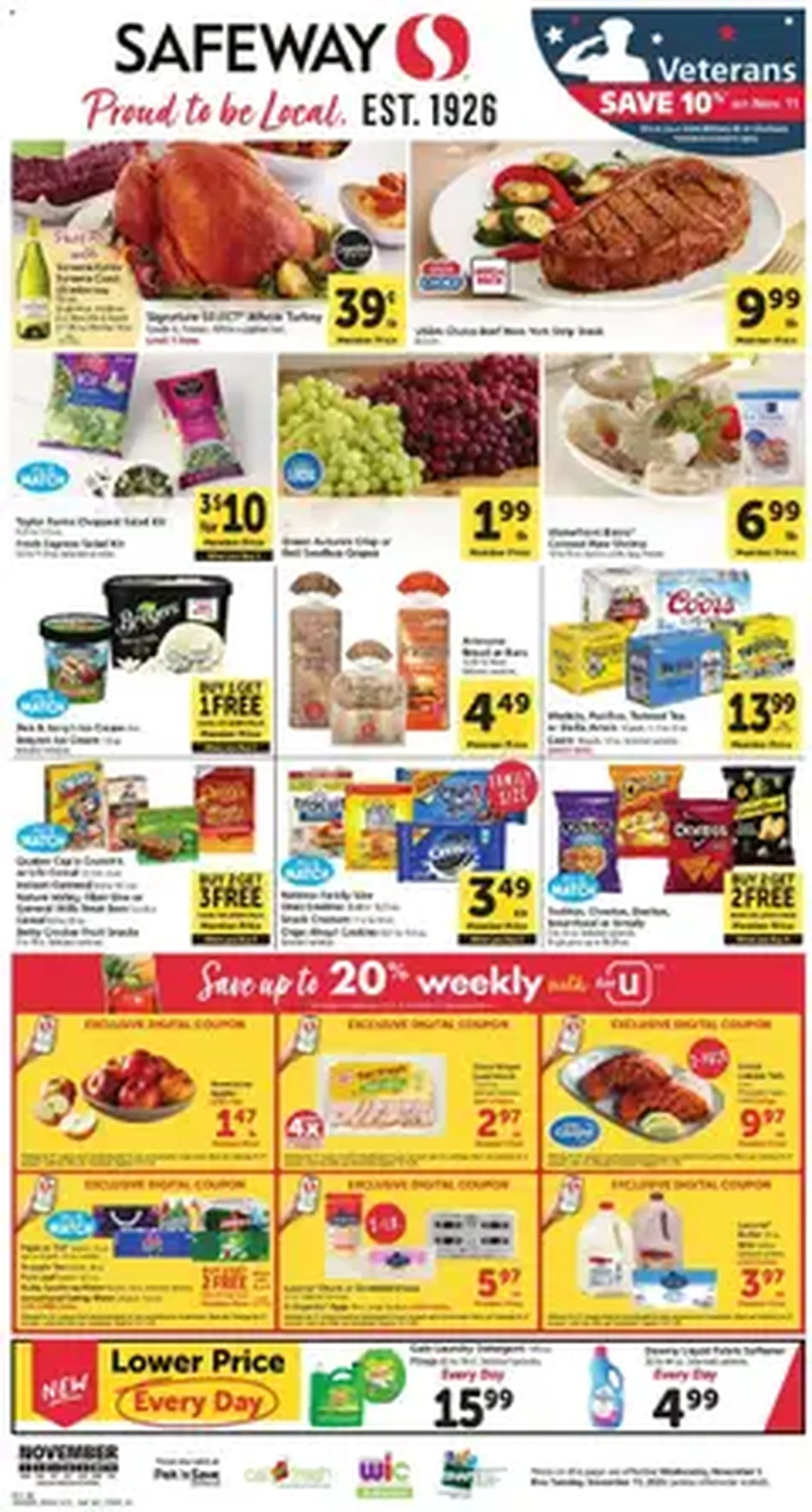Safeway Weekly Ad - valid flyer from 11/05/2025, page 1 of 1