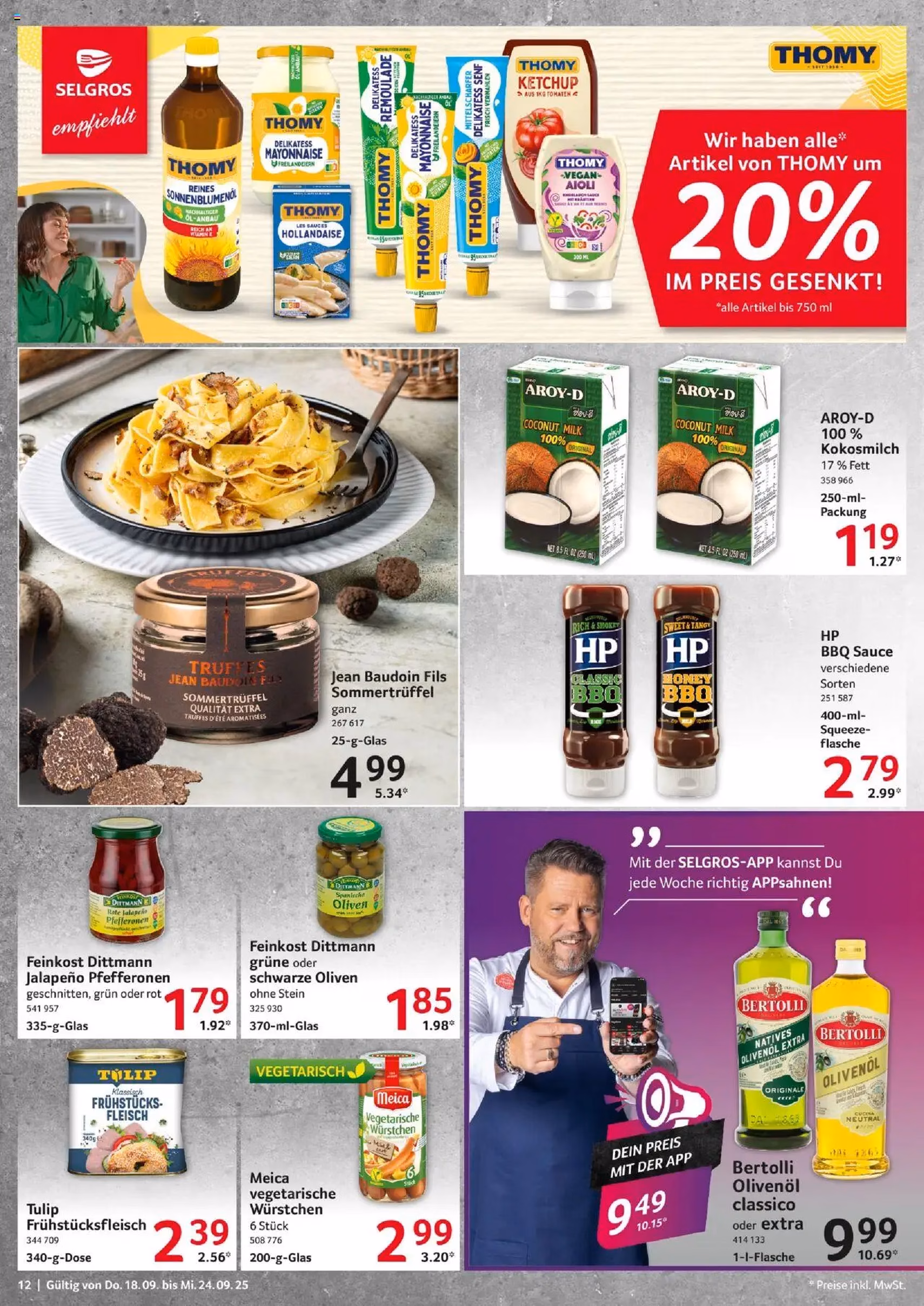 Selgros Prospekt - Gültiger Prospekt ab 18.09.2025, Seite 12 von insgesamt 24 Selgros Prospekt - Gültiger Prospekt ab 18.09.2025, Seite 12 von insgesamt 24