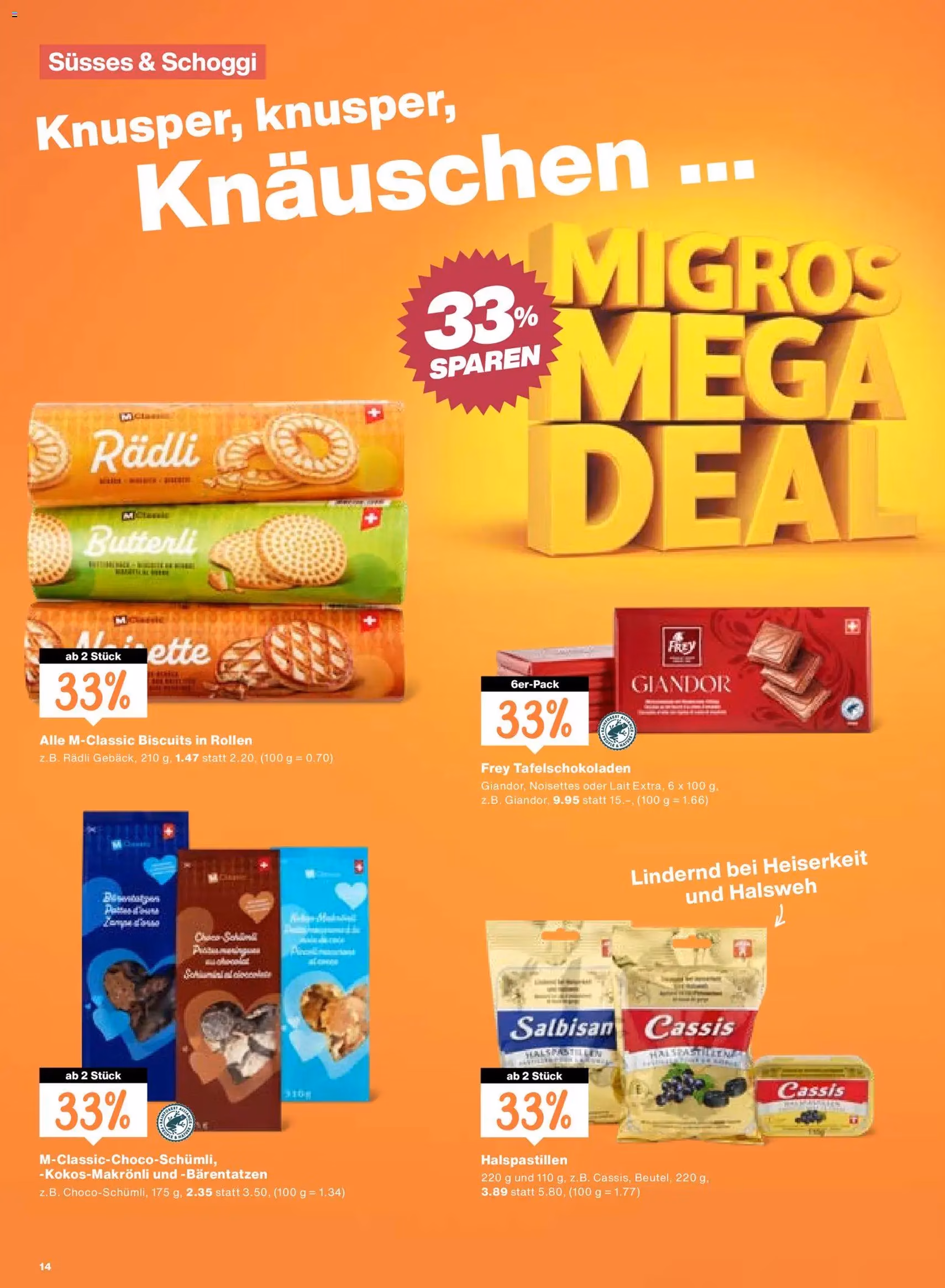 Migros Aktionen - Gültiger Prospekt ab 30.12.2025, Seite 14 von insgesamt 20