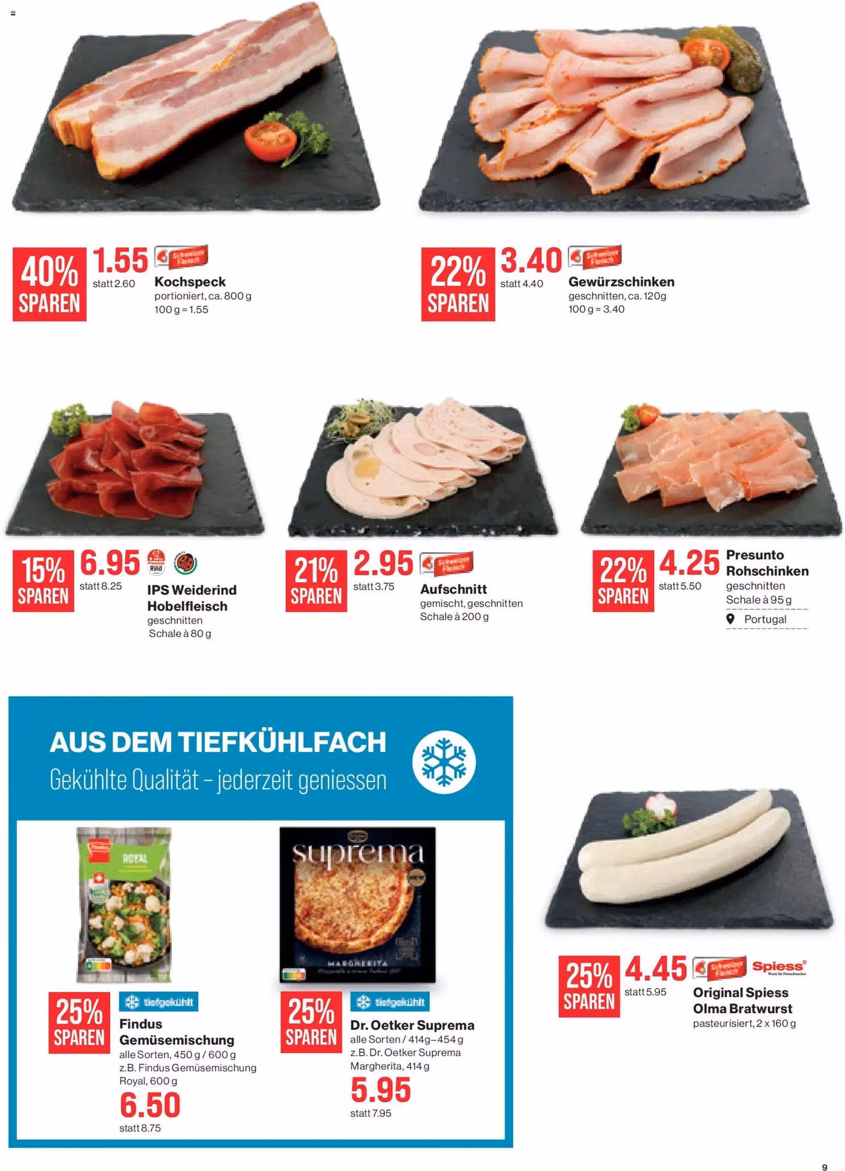 SPAR Aktionen - Gültiger Prospekt ab 06.11.2025, Seite 9 von insgesamt 24