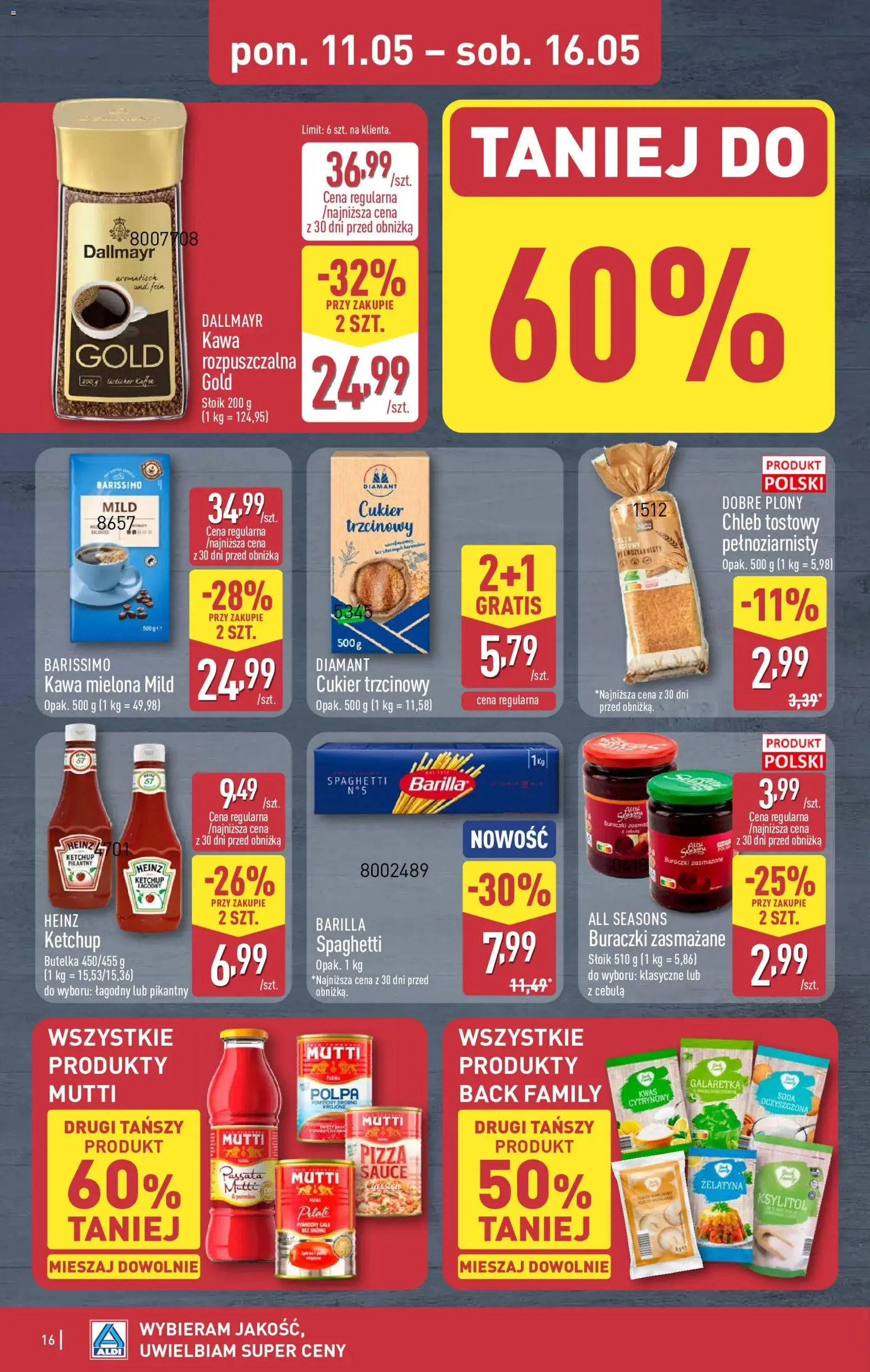 Aldi gazetka - ważny gazetka od 11.05.2026 strona 16 z 44