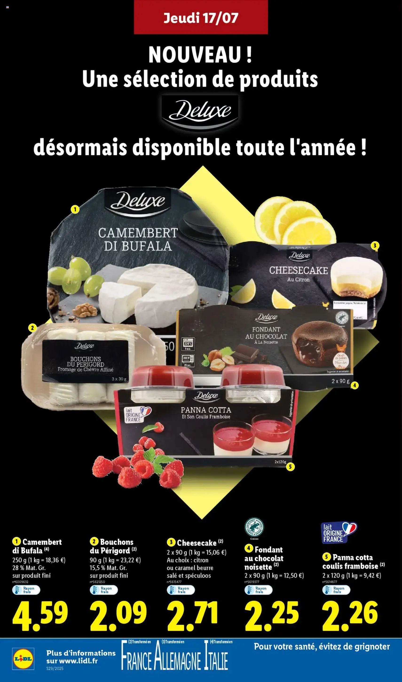 LIDL catalogue semaine 28 - brochure valable à partir du 17/07/2025, page 10 sur 82 LIDL catalogue semaine 28 - brochure valable à partir du 17/07/2025, page 10 sur 82