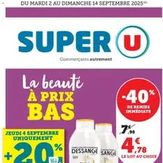 Super U catalogue - Prévisualisation du catalogue valable à partir du 02/09/2025