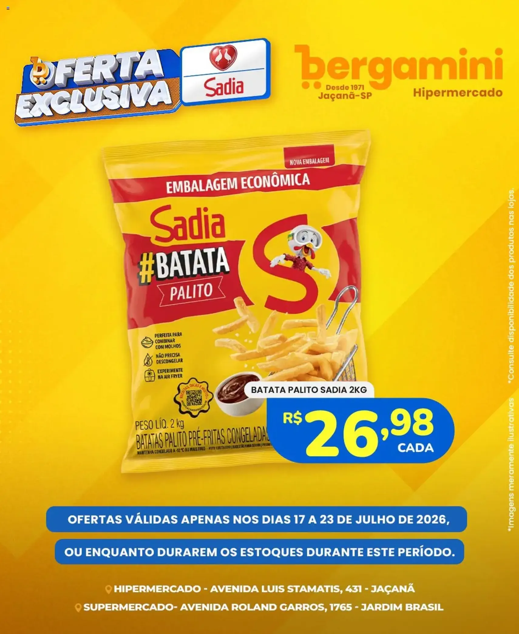 Supermercado Bergamini ofertas Sadia e a Perdigão - folheto válido a partir de 17/07/2026 página 2 de 6