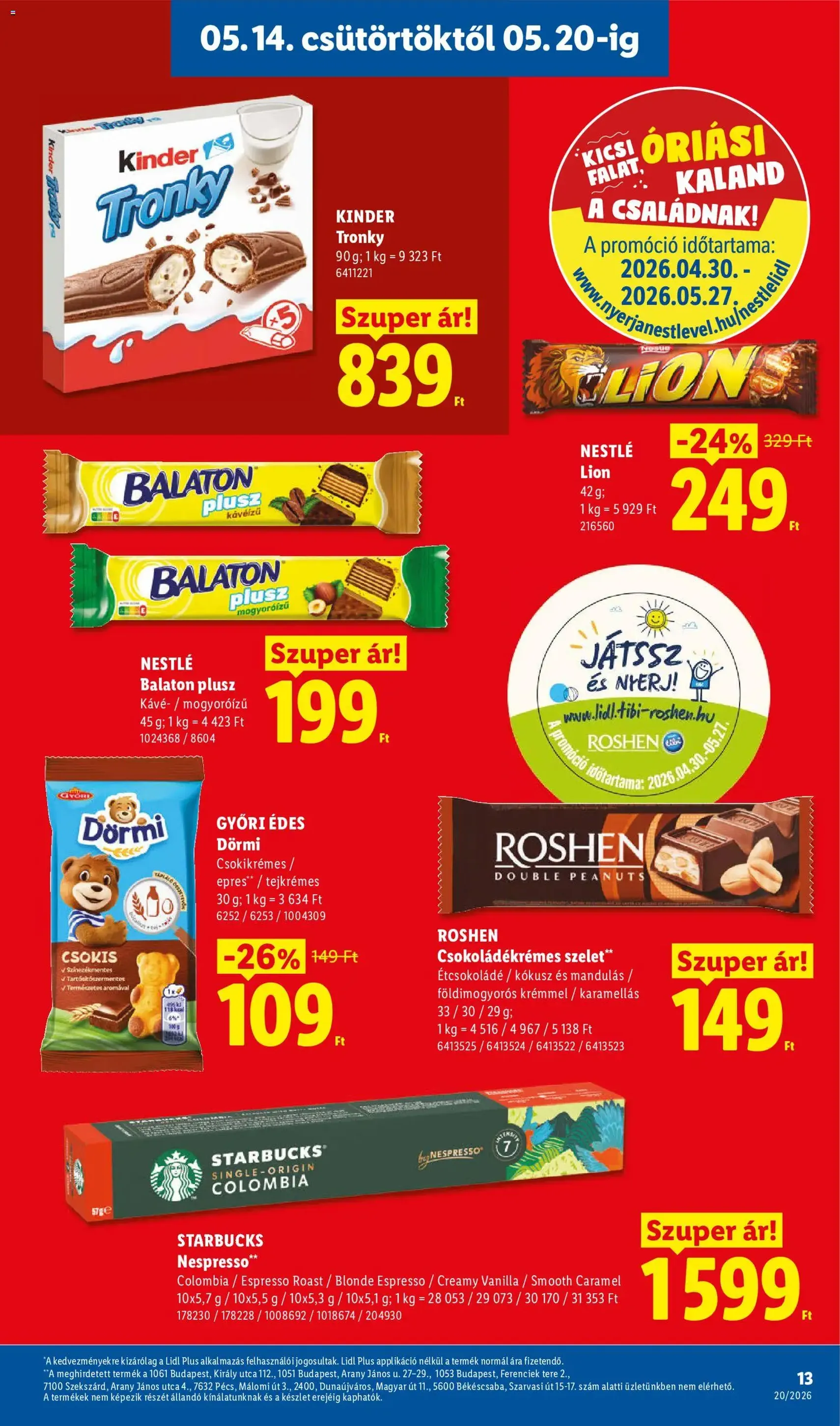 Lidl akciós újság - 2026.05.14. érvényes szórólap 13 oldal 68 oldalból