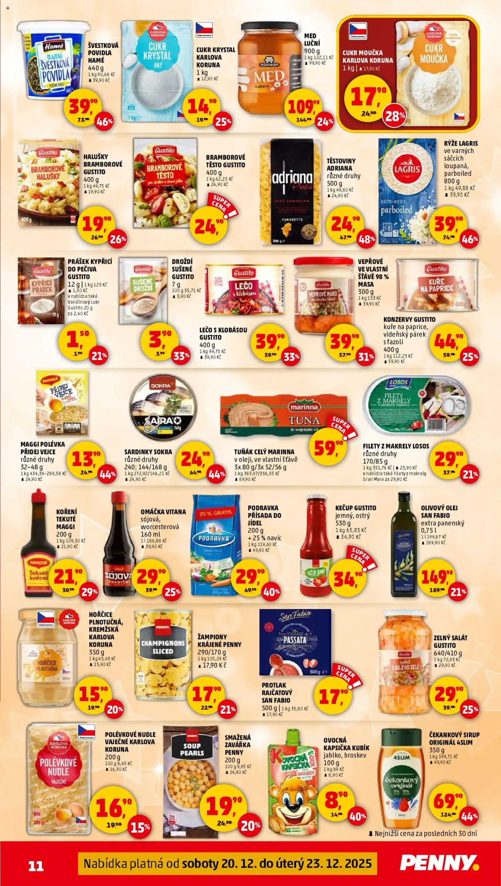 Penny Market leták - Čtvrtečník - platný leták od 20.12.2025 strana 11 z 24
