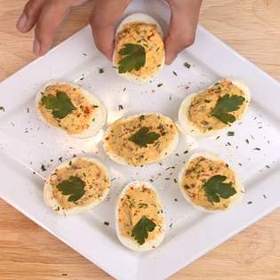 Recipe preview How to make Deviled eggs?