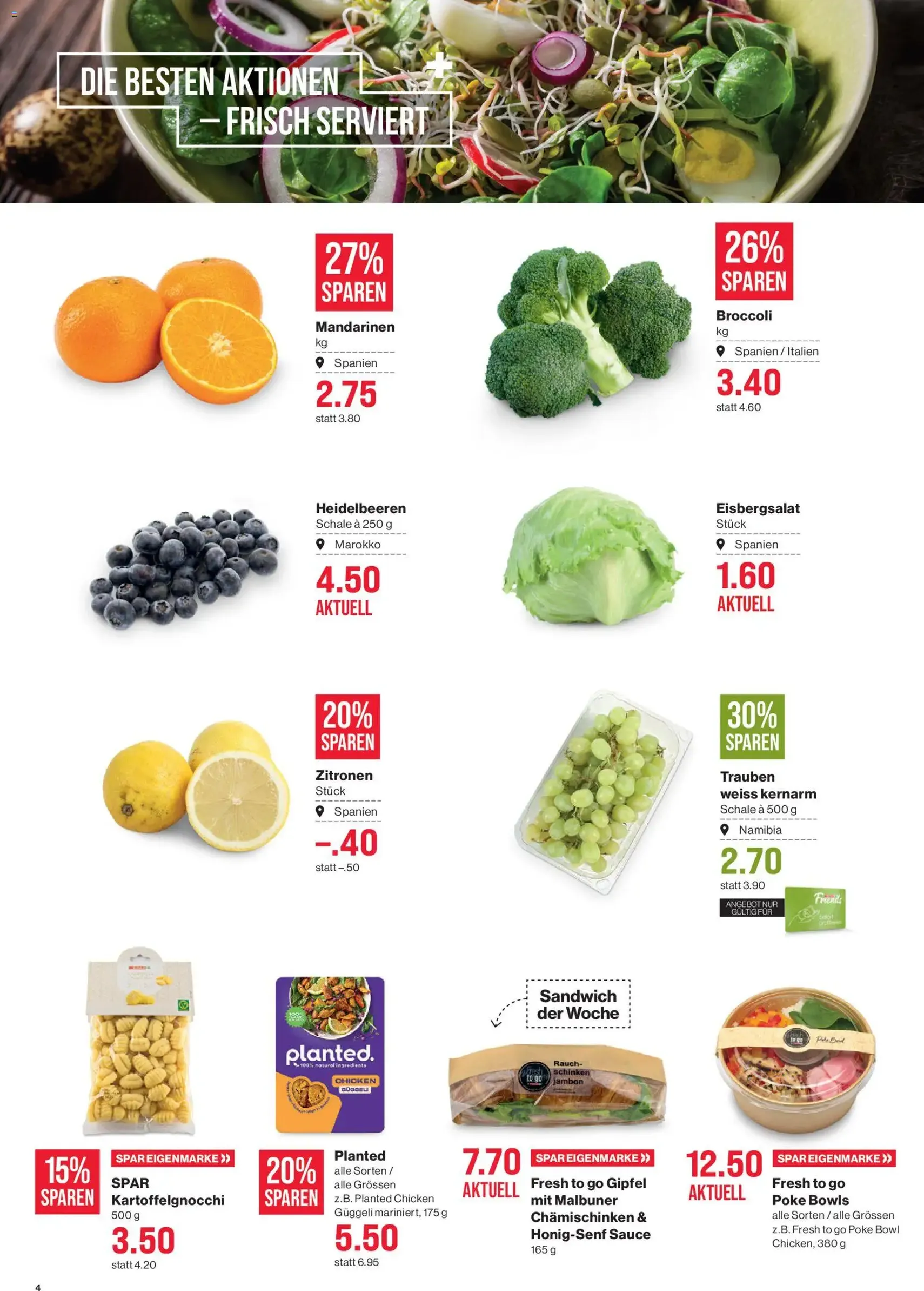 SPAR Aktionen - Gültiger Prospekt ab 05.02.2026, Seite 4 von insgesamt 18