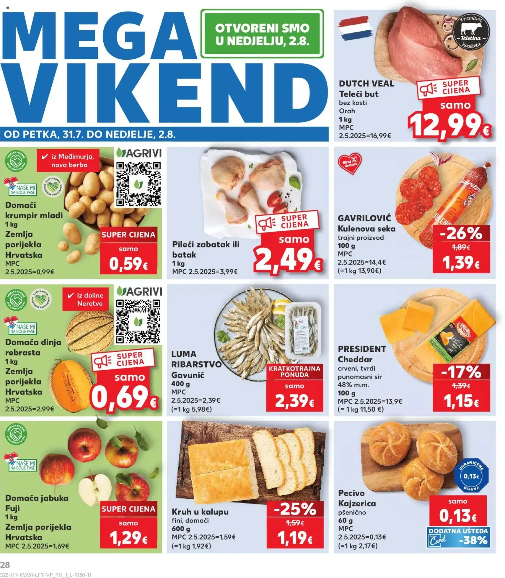 Kaufland HR akciós újság - 2026.07.29. érvényes szórólap 28 oldal 32 oldalból