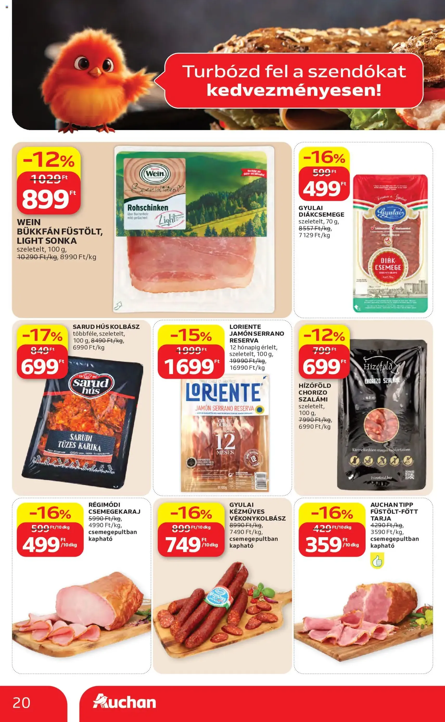 Auchan akciós újság - 2026.05.07. érvényes szórólap 20 oldal 60 oldalból