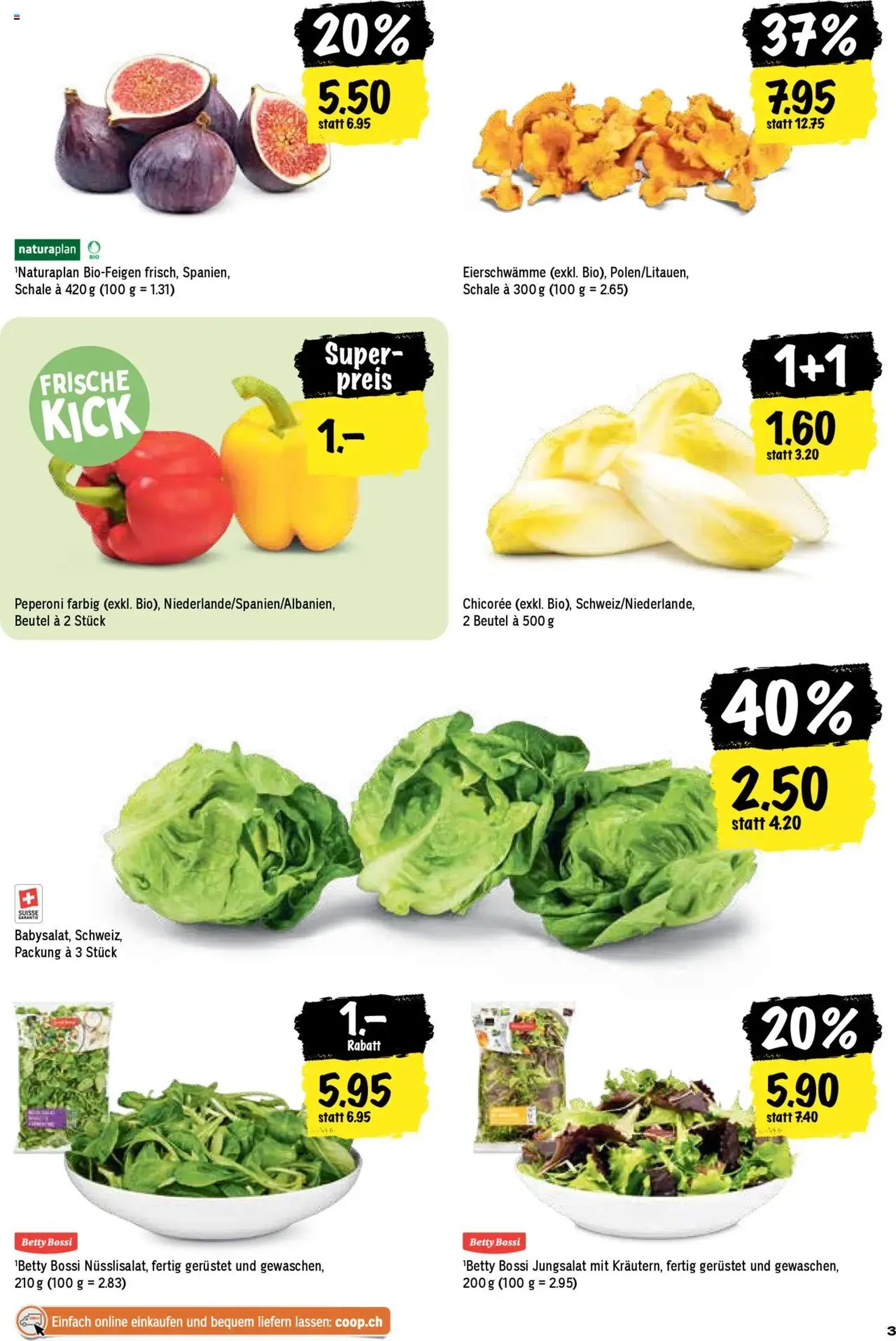 Coop Aktionen - Gültiger Prospekt ab 04.09.2025, Seite 3 von insgesamt 24 Coop Aktionen - Gültiger Prospekt ab 04.09.2025, Seite 3 von insgesamt 24