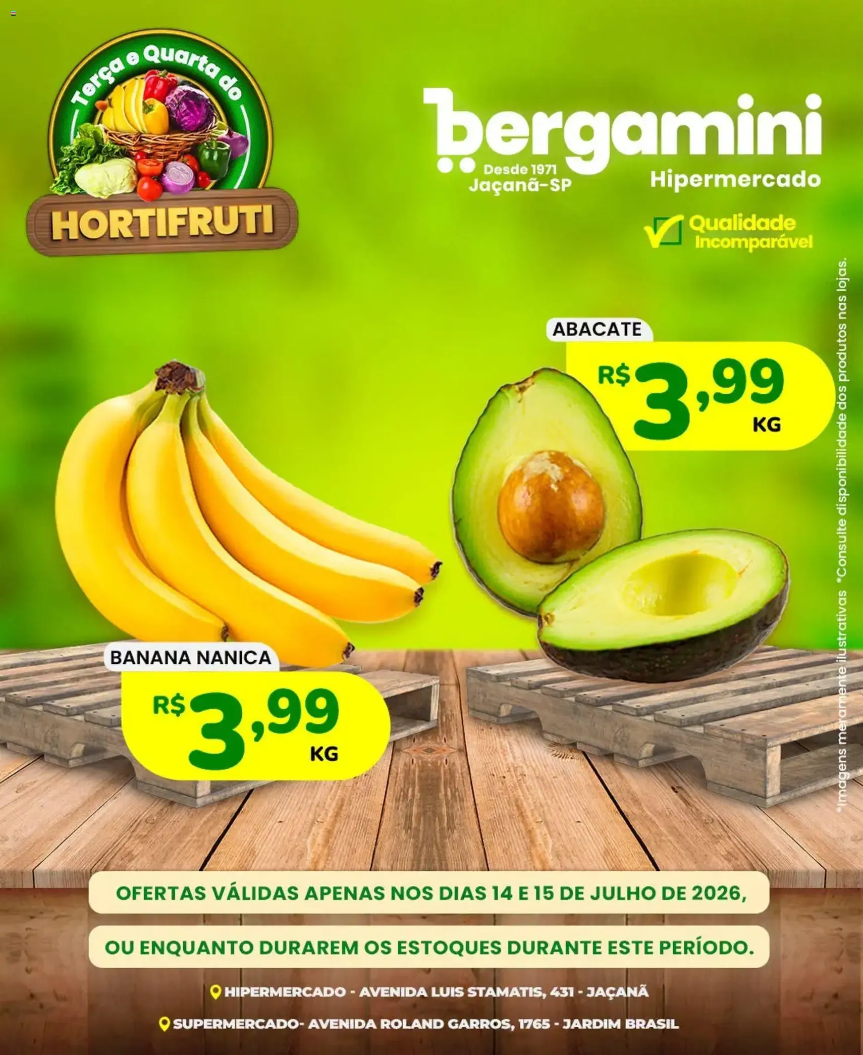 Supermercado Bergamini ofertas Hortifruti - folheto válido a partir de 14/07/2026 página 7 de 10