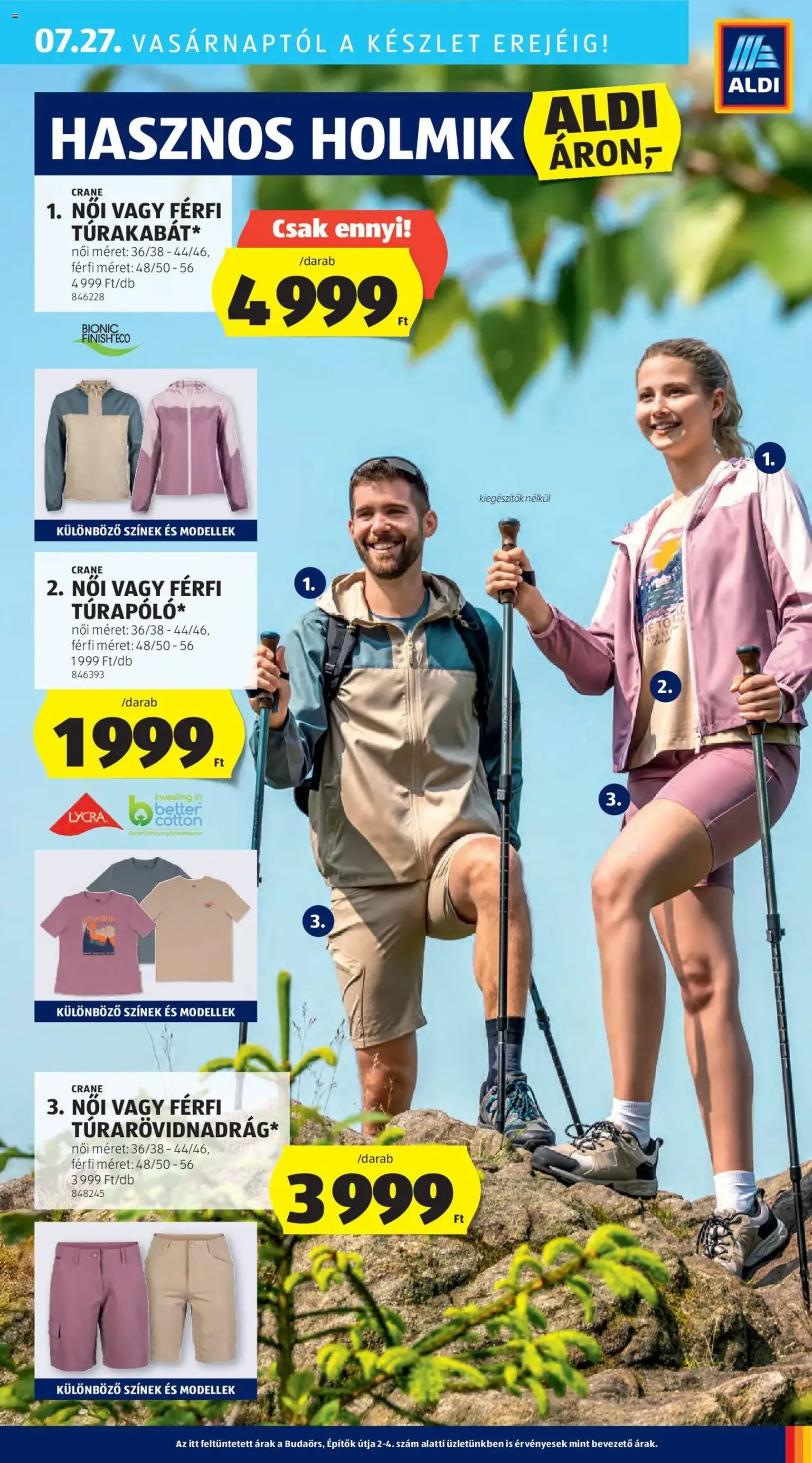 Aldi Akciós újság - 2025.07.24. érvényes szórólap 41 oldal 50 oldalból Aldi Akciós újság - 2025.07.24. érvényes szórólap 41 oldal 50 oldalból