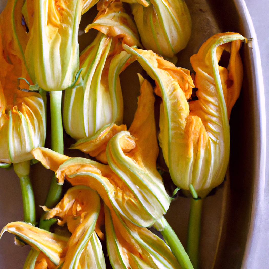 Frittelle di fiori di zucca