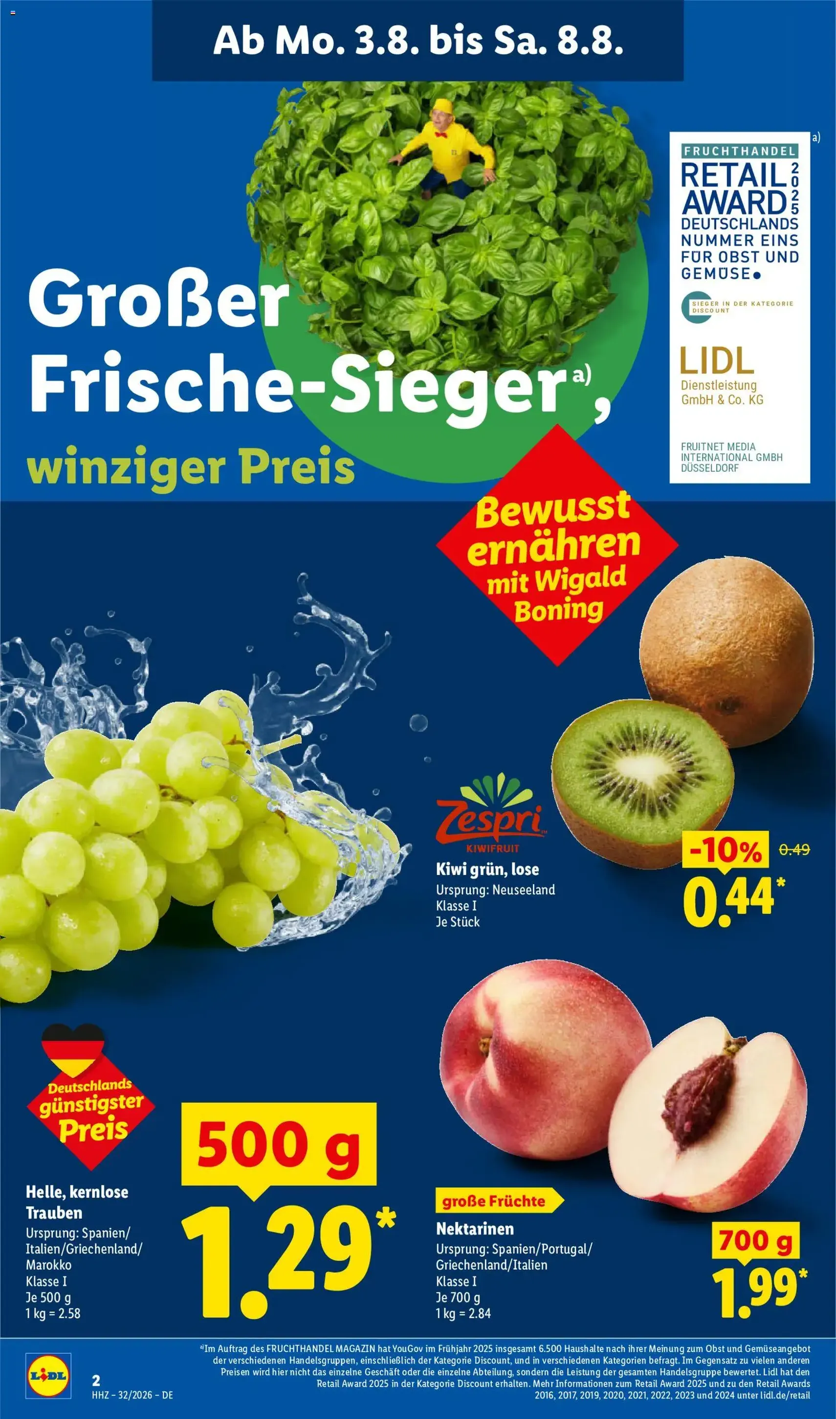 Lidl Prospekt - Gültiger Prospekt ab 03.08.2026, Seite 2 von insgesamt 69
