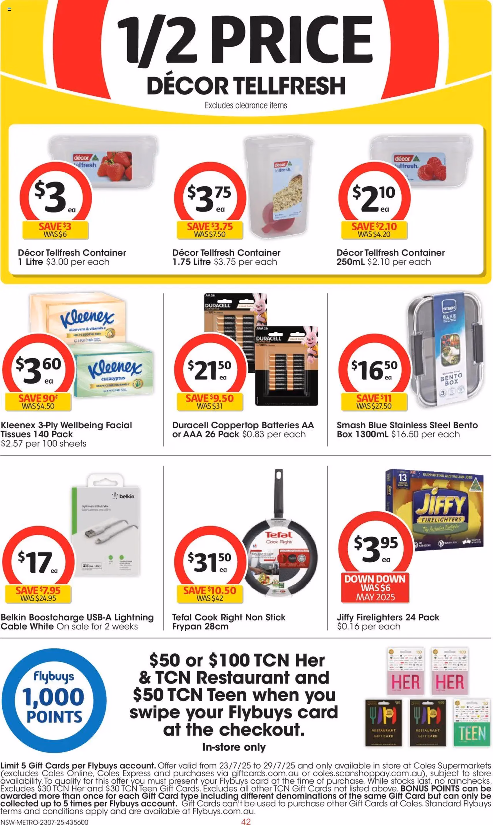 Coles Catalogue NSW - valid flyer from 23/07/2025, page 42 of 47 Coles Catalogue NSW - valid flyer from 23/07/2025, page 42 of 47