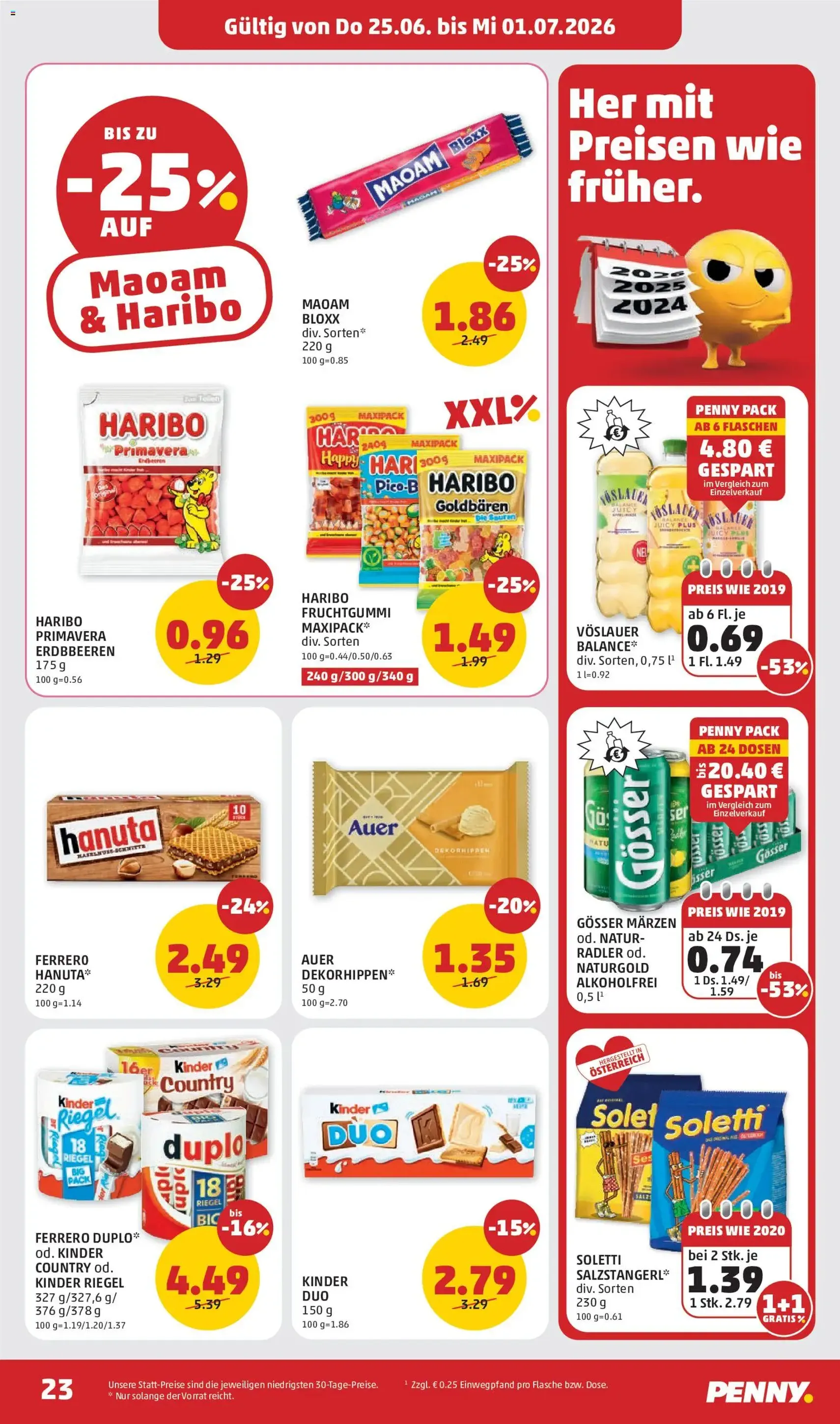Penny Markt Flugblatt - Gültiger Prospekt ab 25.06.2026, Seite 23 von insgesamt 28