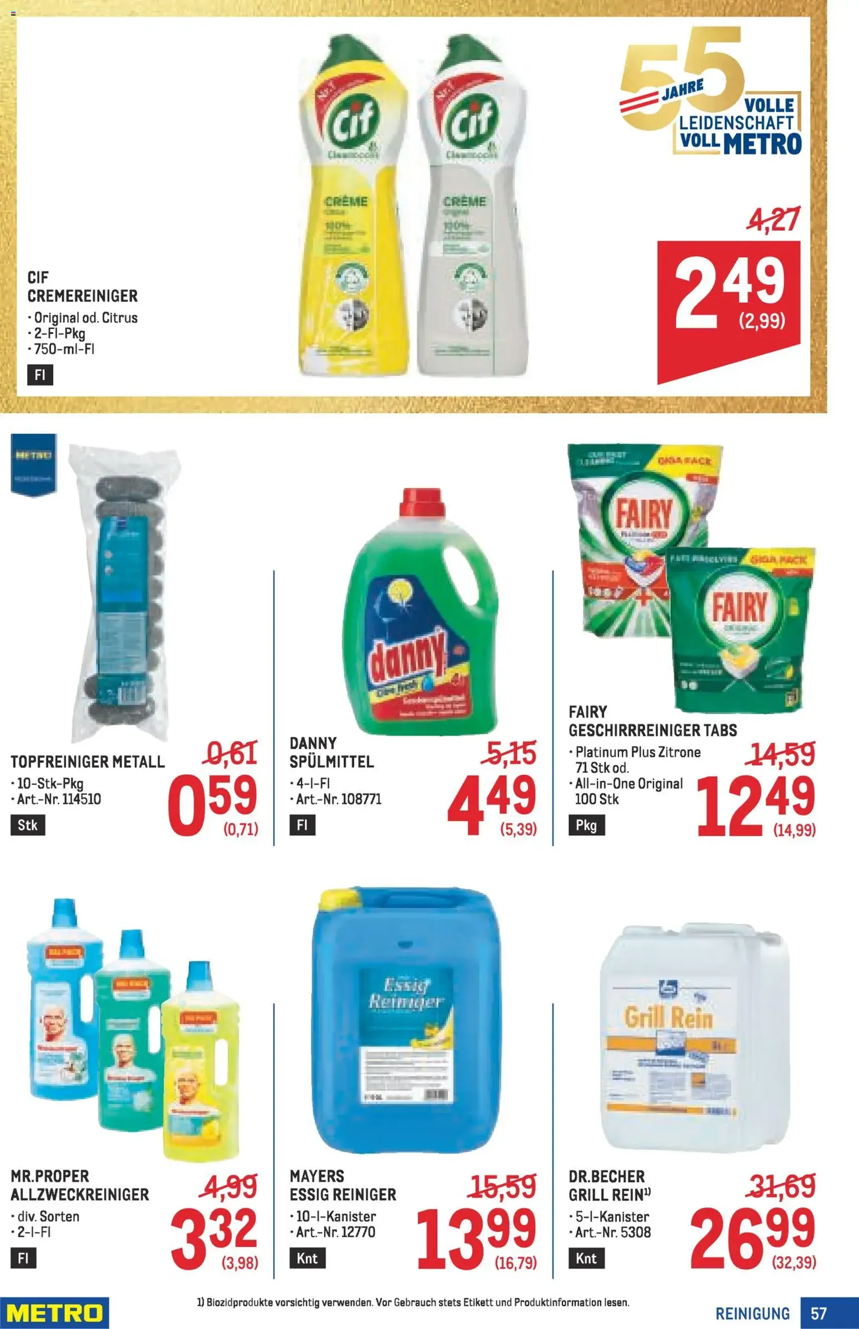 Metro Profi - Gültiger Prospekt ab 19.03.2026, Seite 57 von insgesamt 64