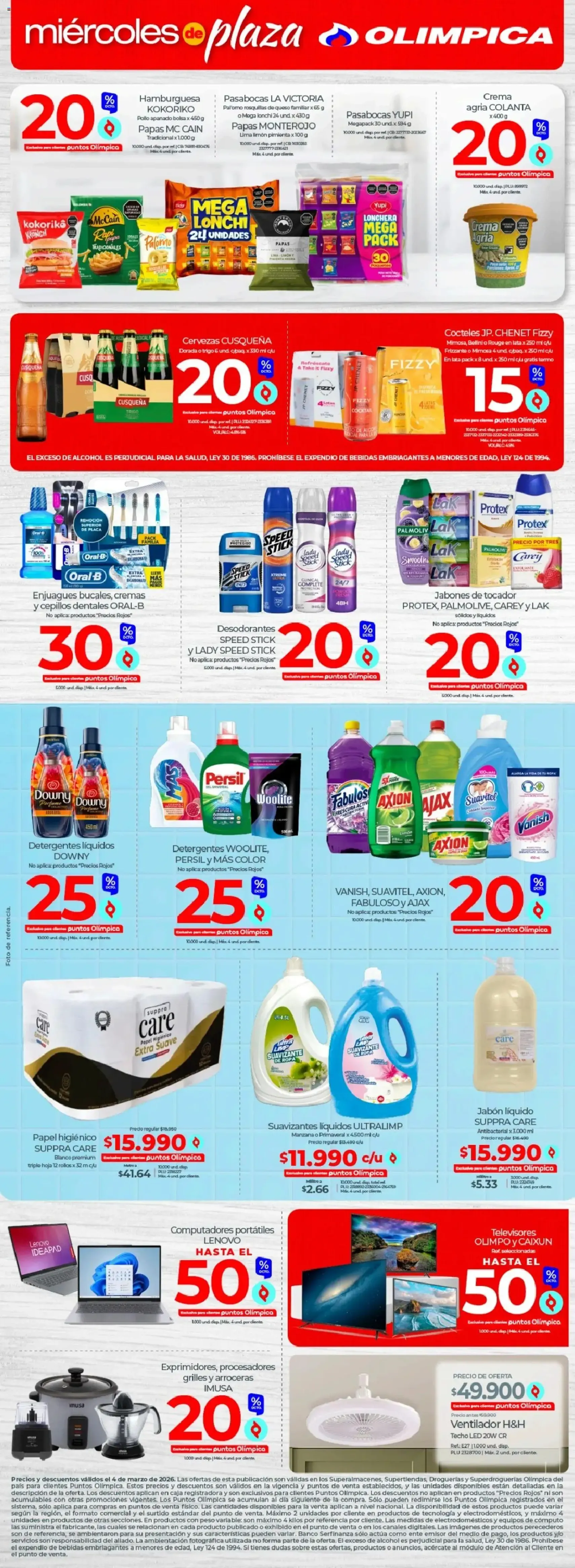Olímpica catálogo - folleto válido desde 04/03/2026 página 2 de 2