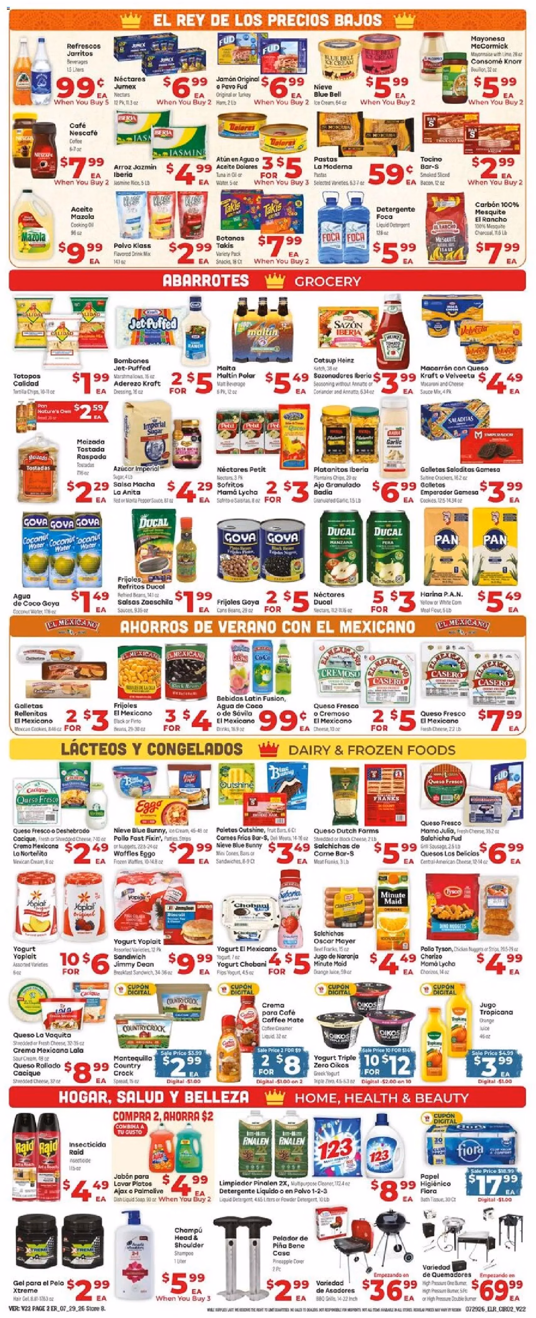 El Rancho Weekly Ad - valid flyer from 07/29/2026, page 2 of 4