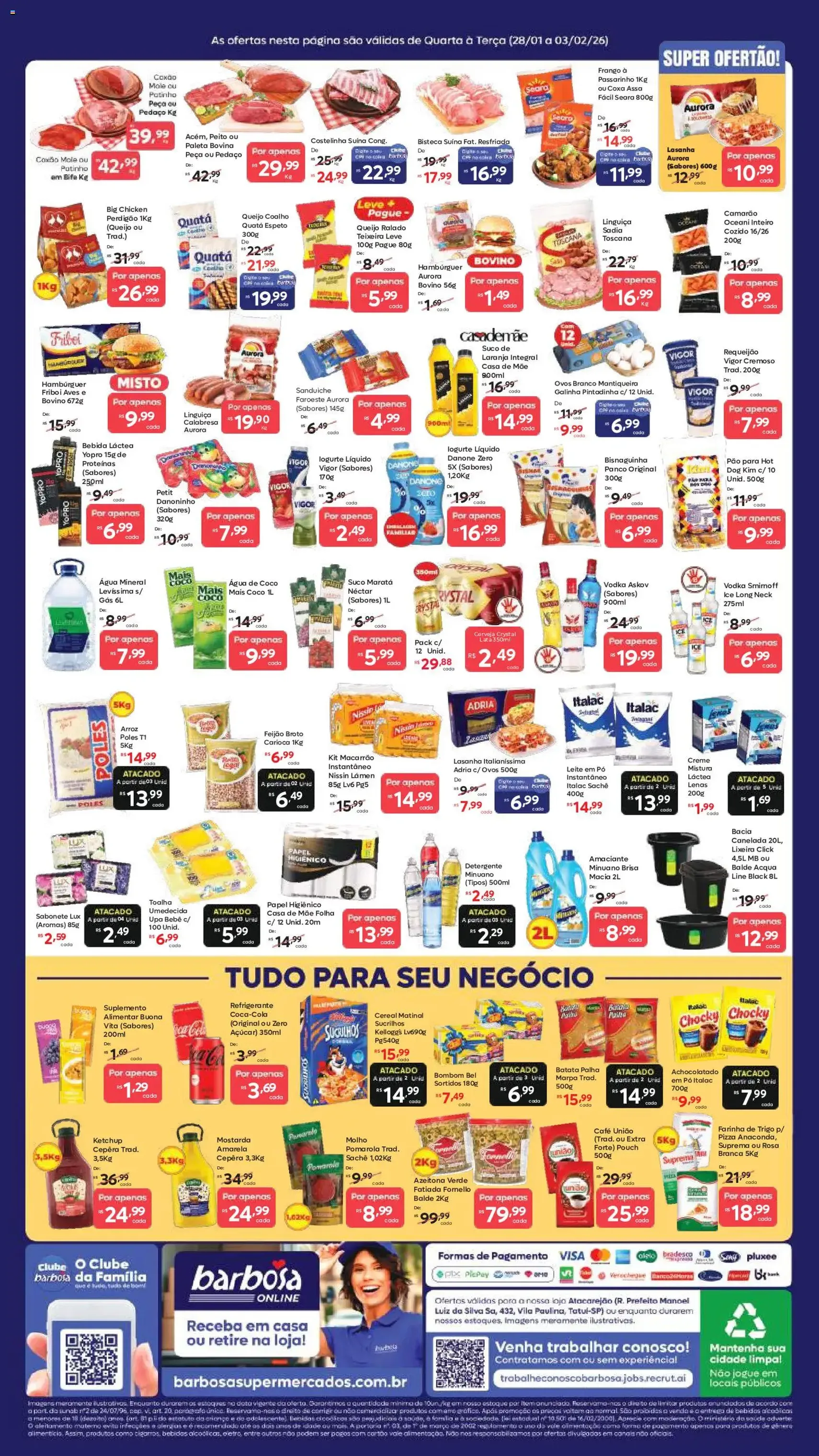 Barbosa Supermercados - Ofertas da semana - folheto válido a partir de 28/01/2026 página 2 de 2