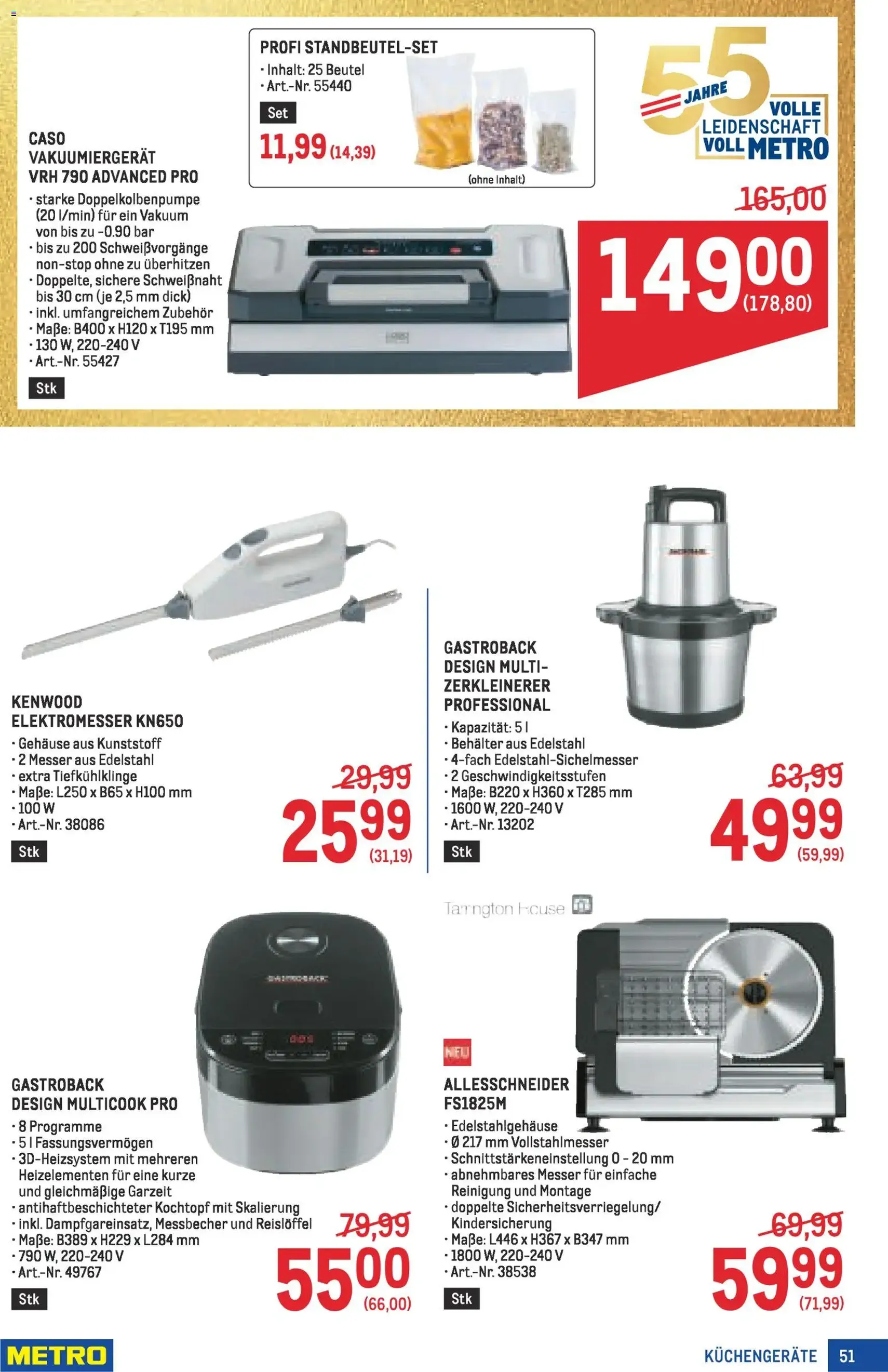 Metro angebote Profi - Gültiger Prospekt ab 19.02.2026, Seite 51 von insgesamt 64