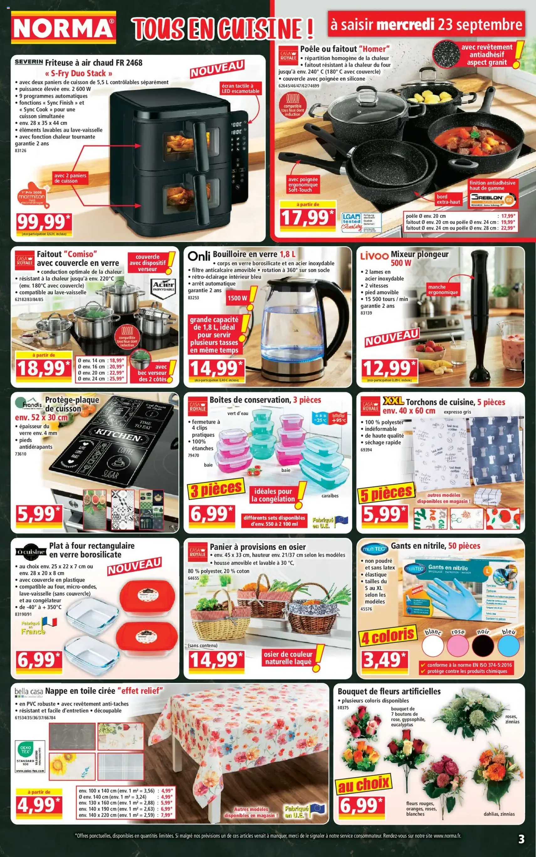 Norma catalogue - brochure valable à partir du 23/09/2026, page 3 sur 14