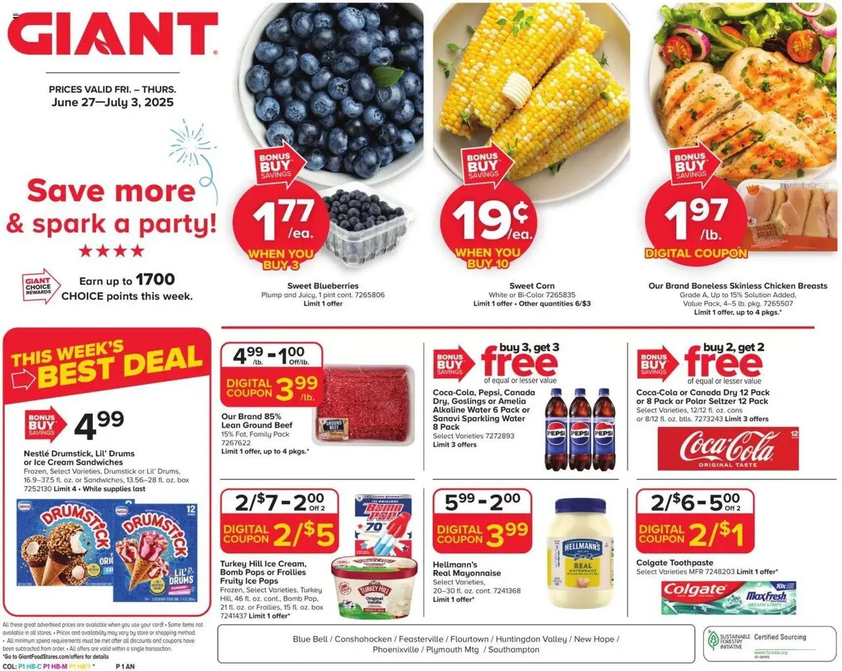 Giant Weekly Ad - valid flyer from 06/27/2025, page 1 of 27 Giant Weekly Ad - valid flyer from 06/27/2025, page 1 of 27