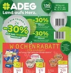 ADEG Flugblatt - Prospekt Vorschau gültig ab 06.11.2025