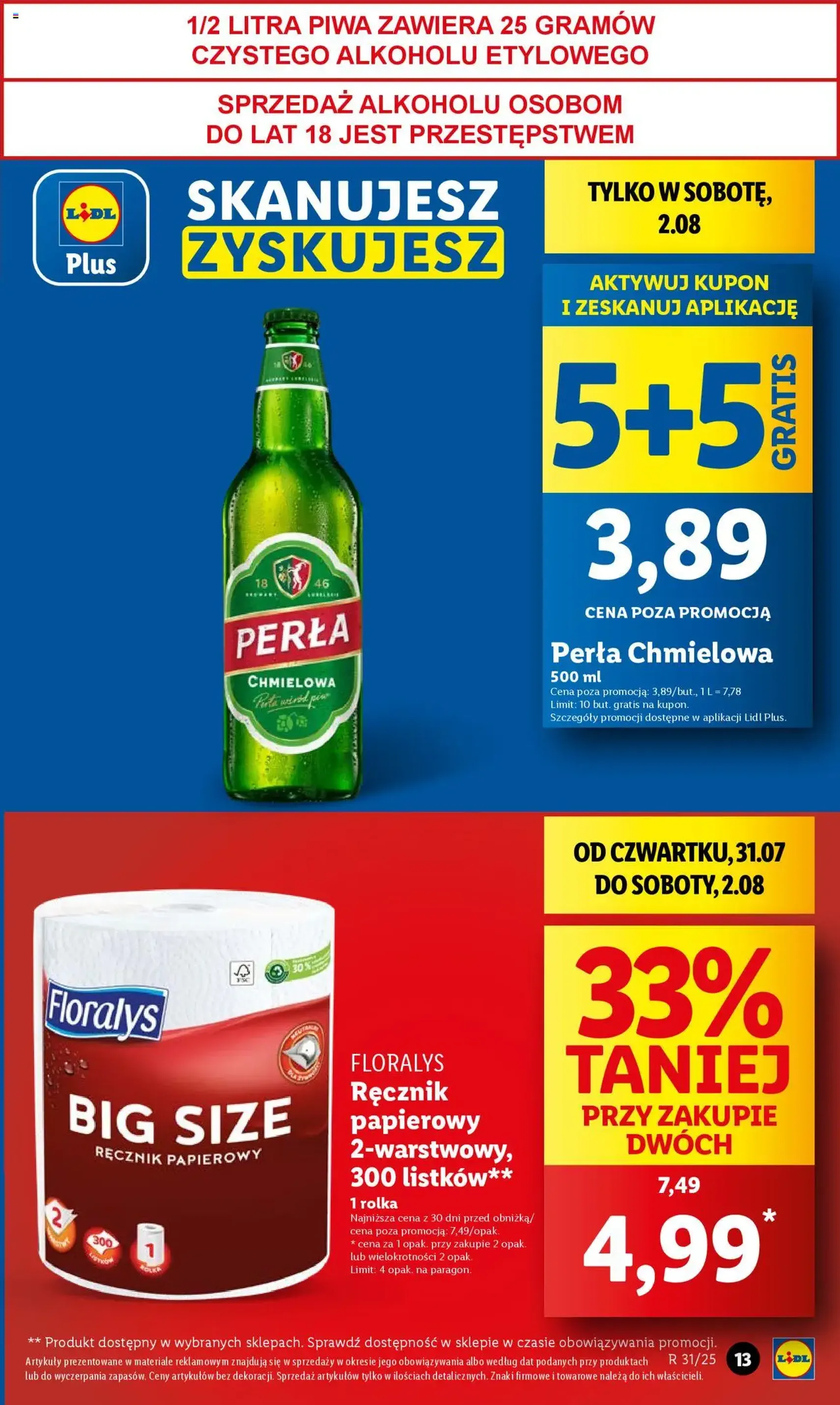 Lidl Gazetka - ważny gazetka od 31.07.2025 strona 13 z 63 Lidl Gazetka - ważny gazetka od 31.07.2025 strona 13 z 63