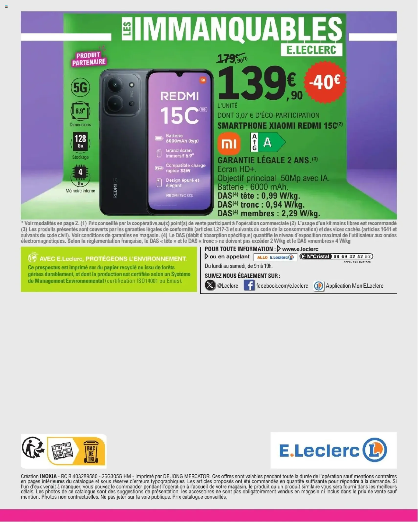 E.Leclerc catalogue de la semaine 16 - brochure valable à partir du 14/04/2026, page 56 sur 56