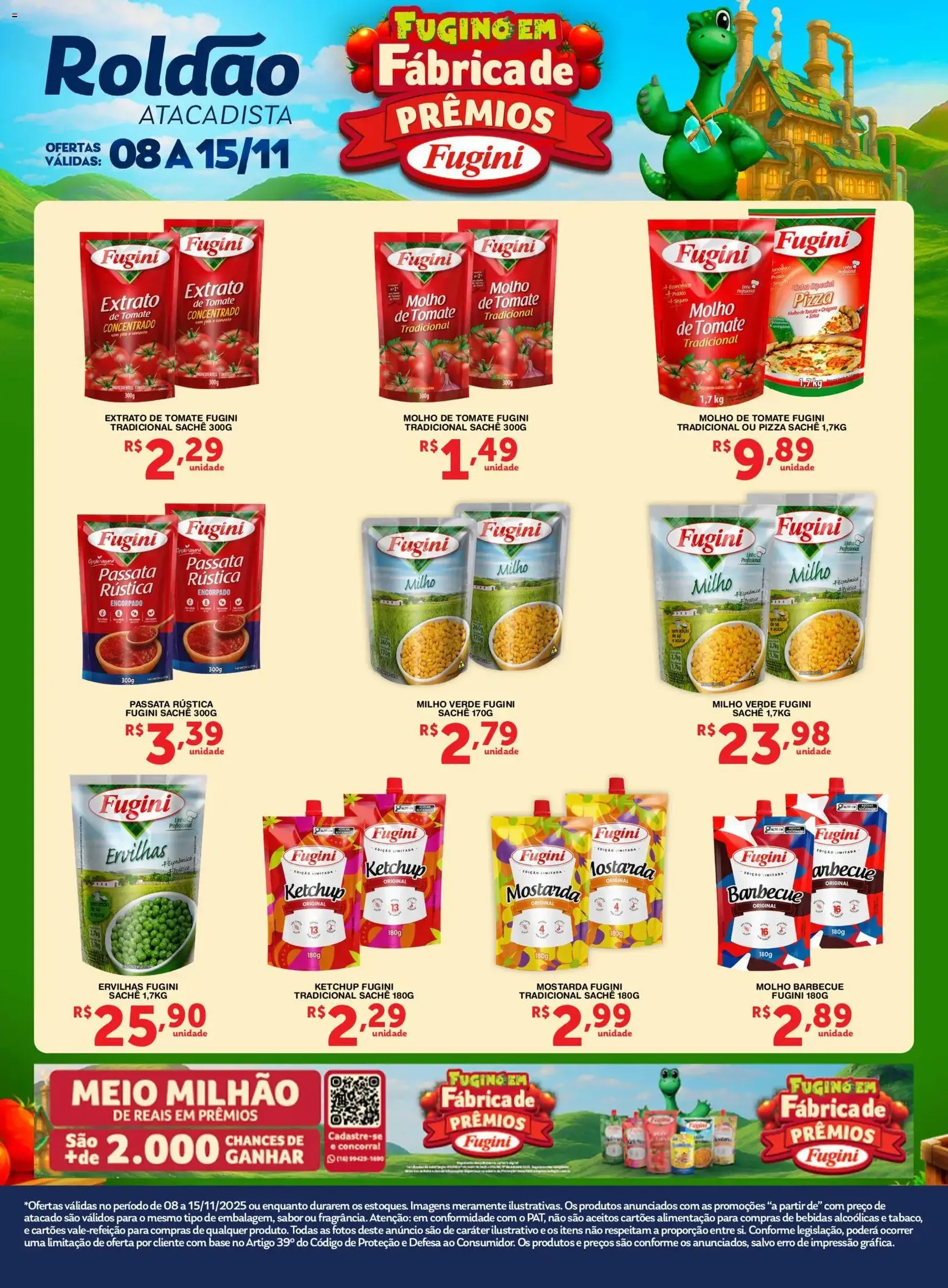 Roldão - Ofertas Fugini - folheto válido a partir de 08/11/2025 página 1 de 1
