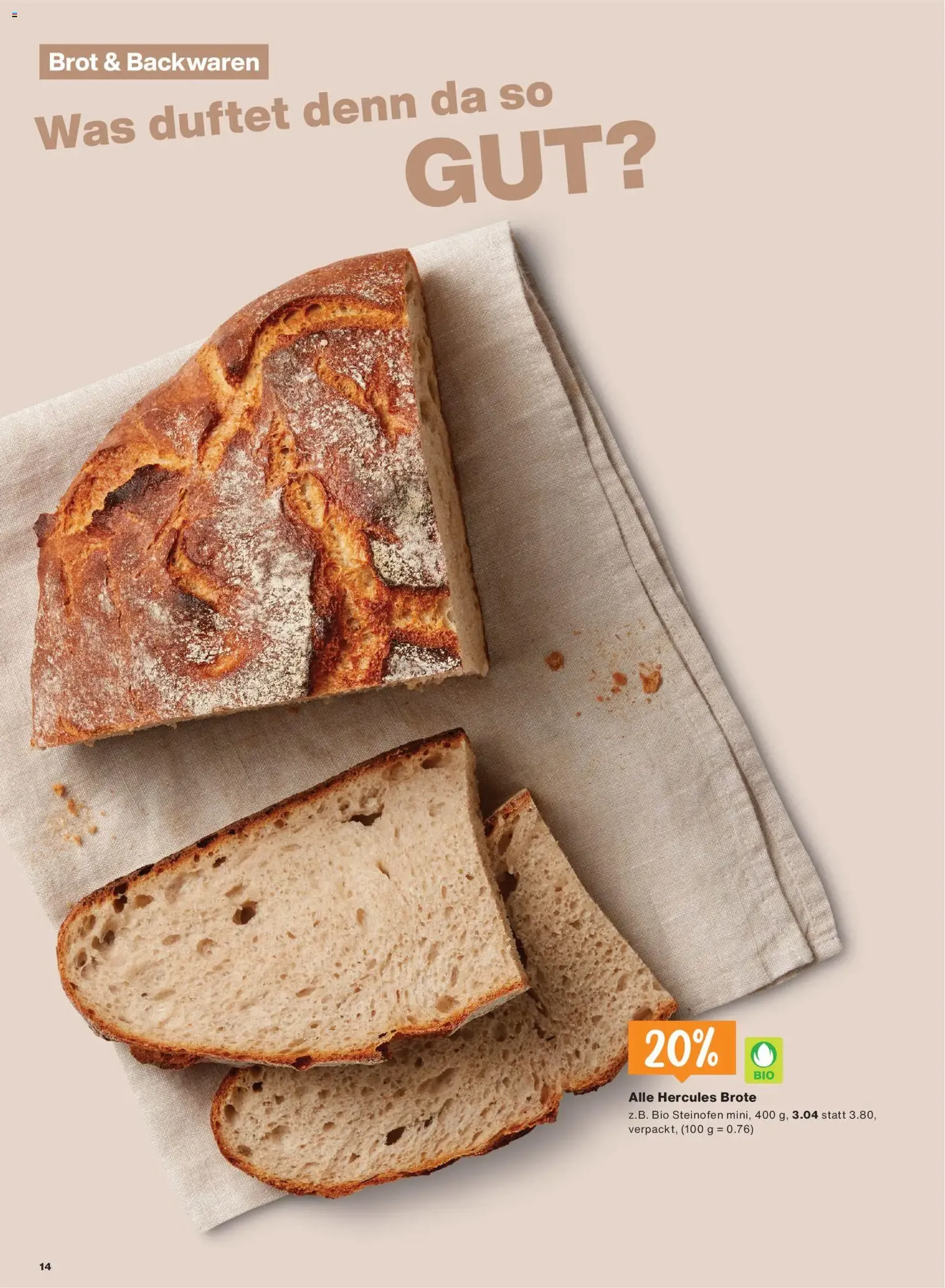 Migros aktionen - Gültiger Prospekt ab 01.10.2026, Seite 14 von insgesamt 24