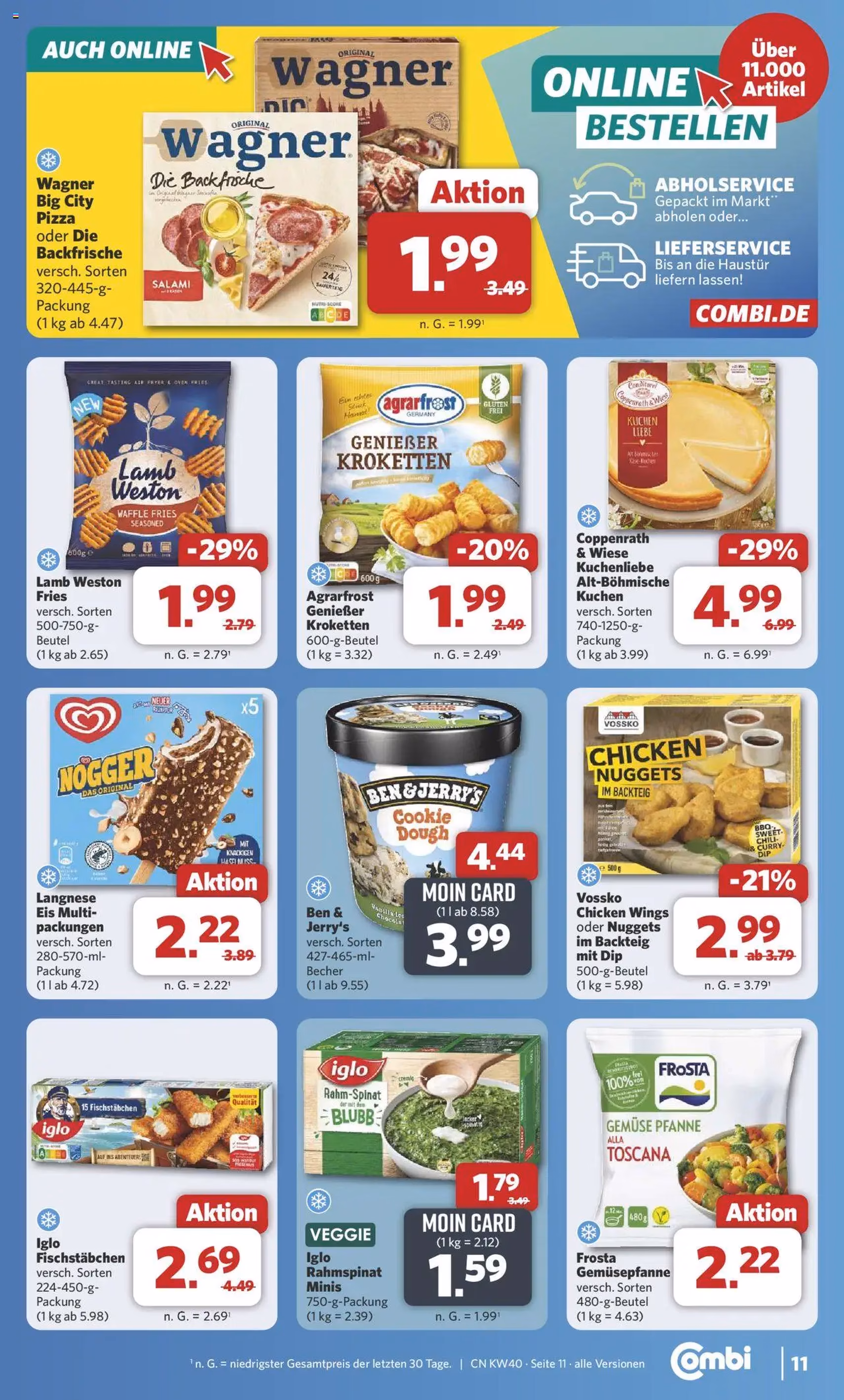 Combi Prospekt - Gültiger Prospekt ab 29.09.2025, Seite 11 von insgesamt 33