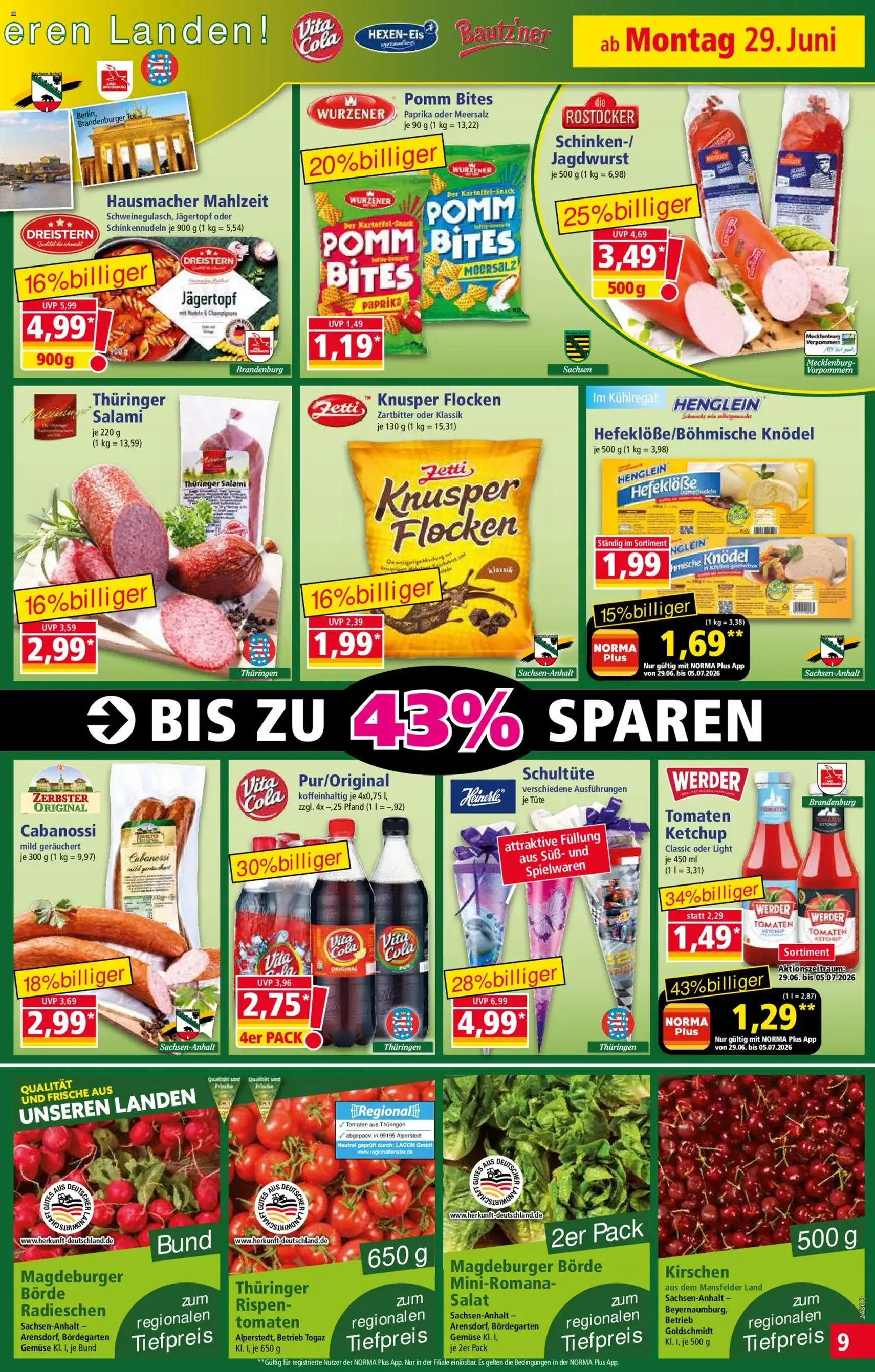 Norma Prospekt - Gültiger Prospekt ab 29.06.2026, Seite 9 von insgesamt 19