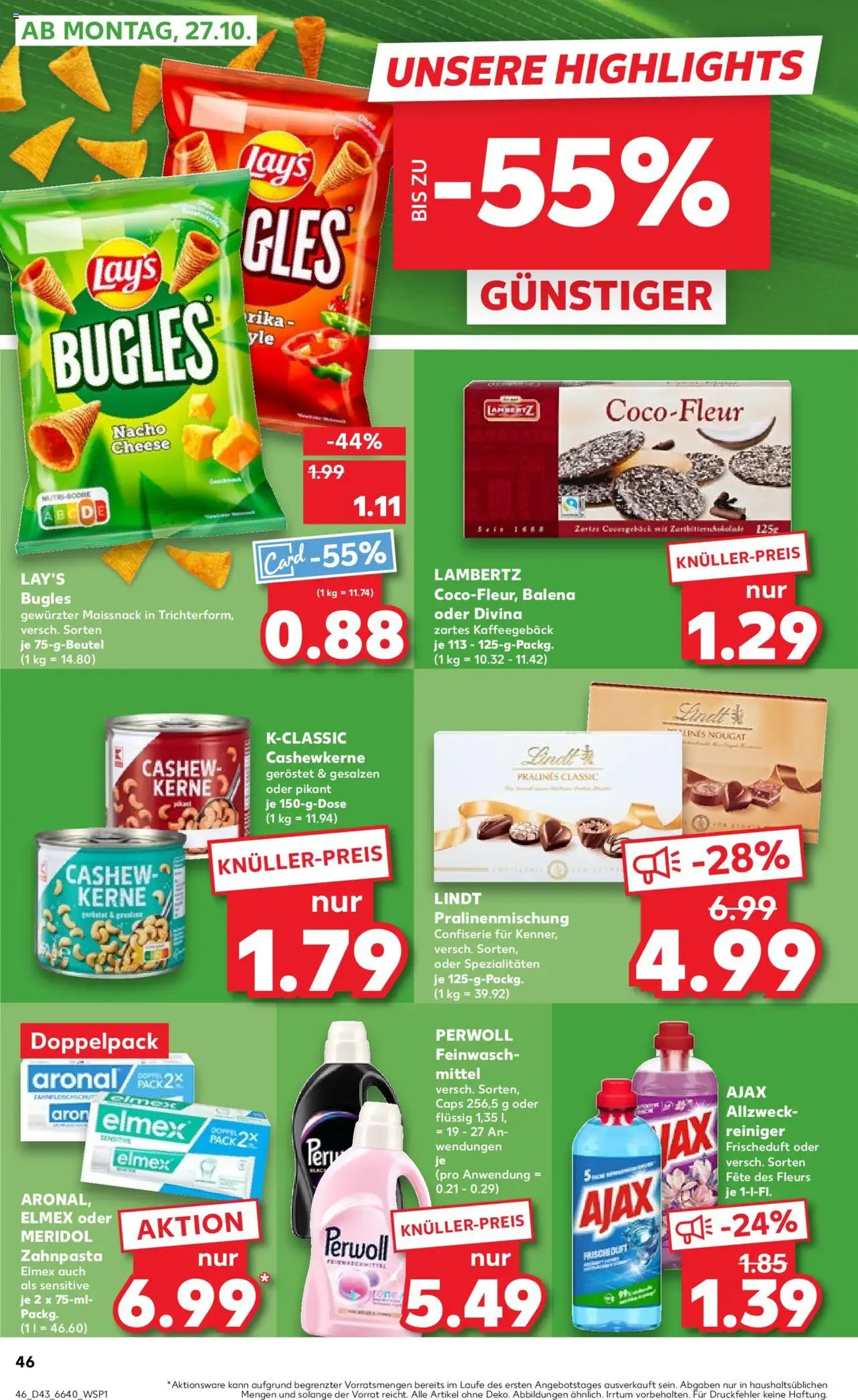 Kaufland Prospekt - Gültiger Prospekt ab 23.10.2025, Seite 46 von insgesamt 61 Kaufland Prospekt - Gültiger Prospekt ab 23.10.2025, Seite 46 von insgesamt 61